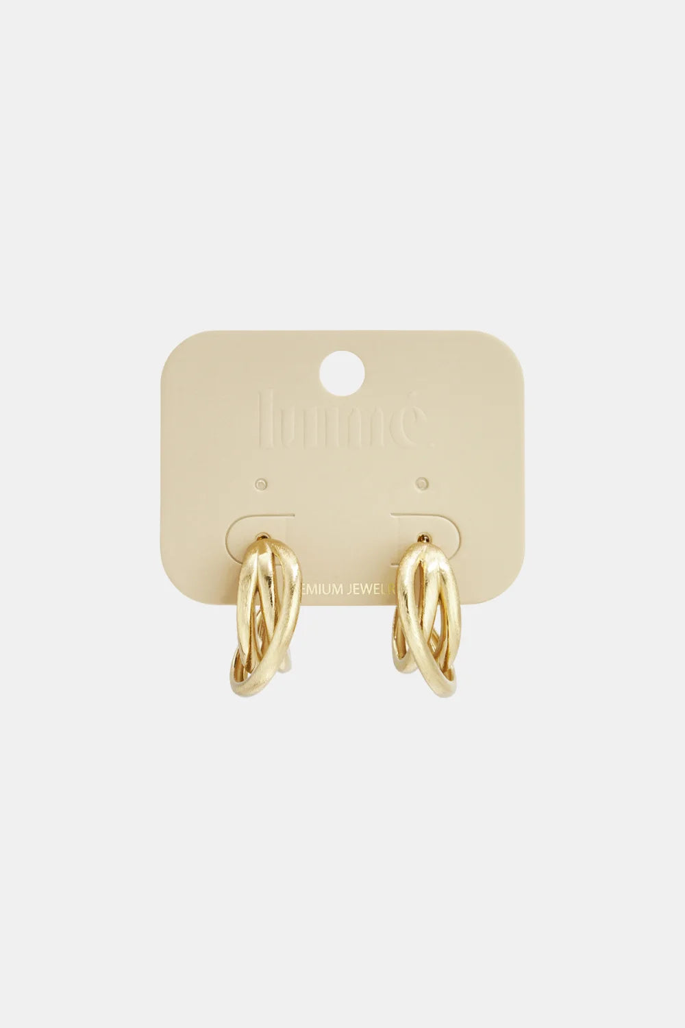 Oorbellen Simone lines gold