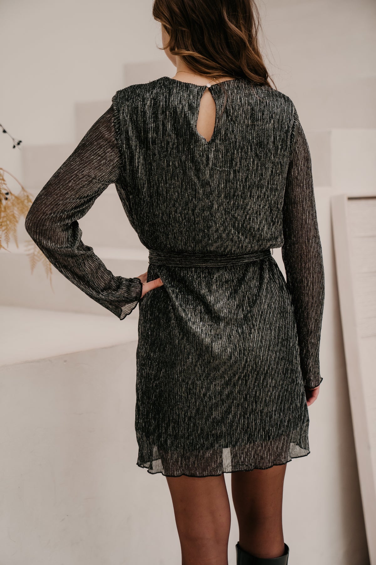 Devika dress Black/Silver