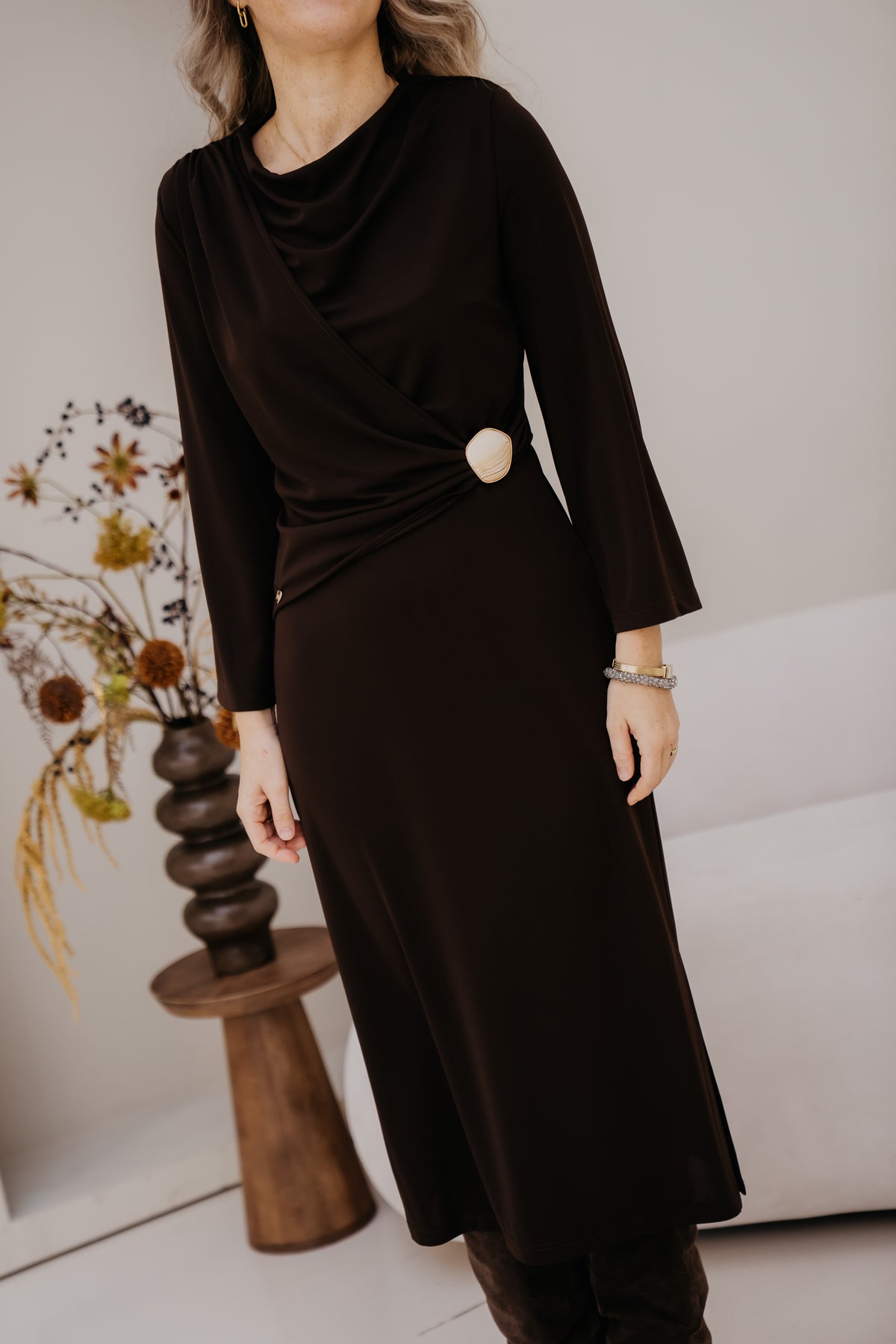 Los Angeles dress choco