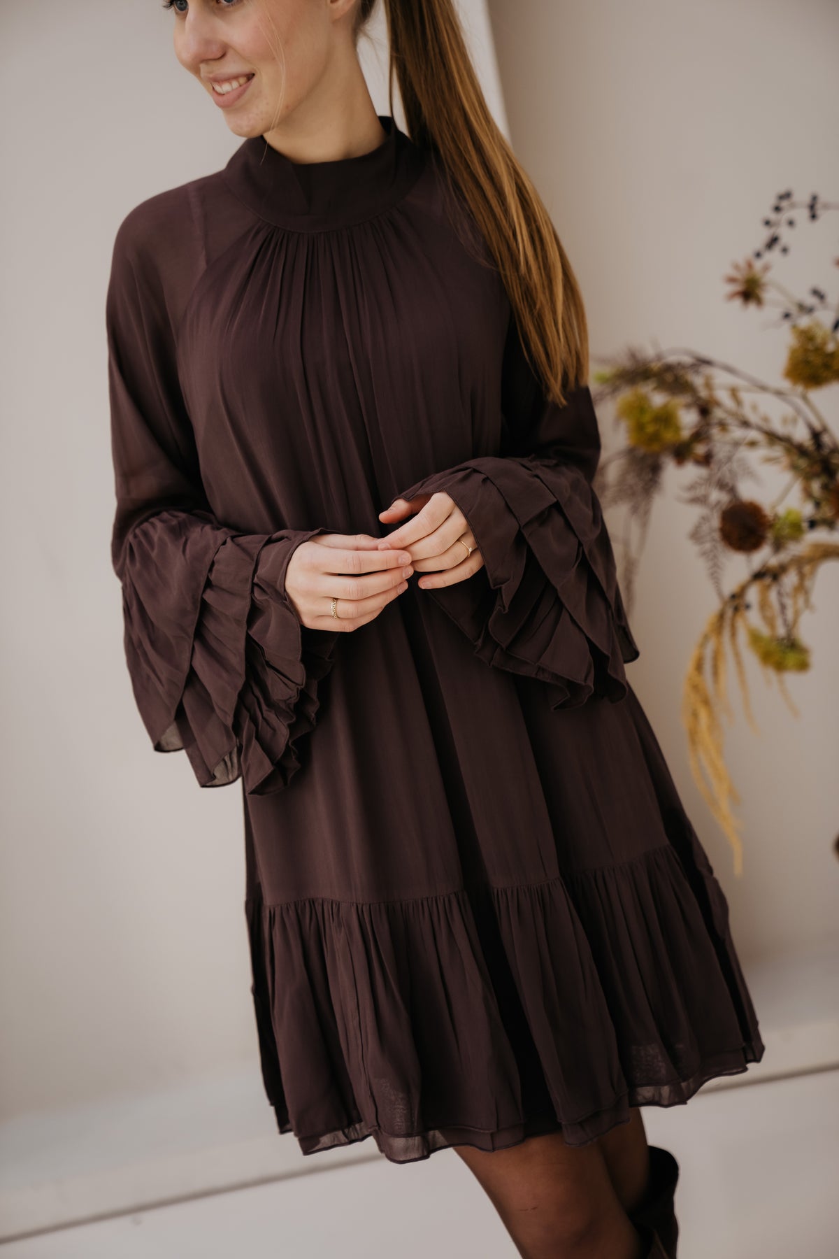 Lavanna dress chocolate