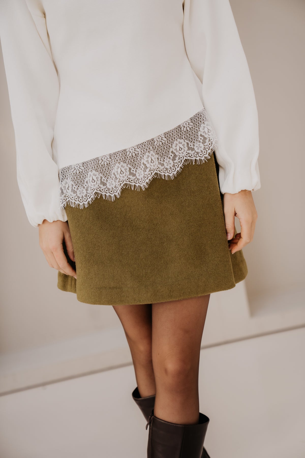 Objmandi mini SKirt Martini olive