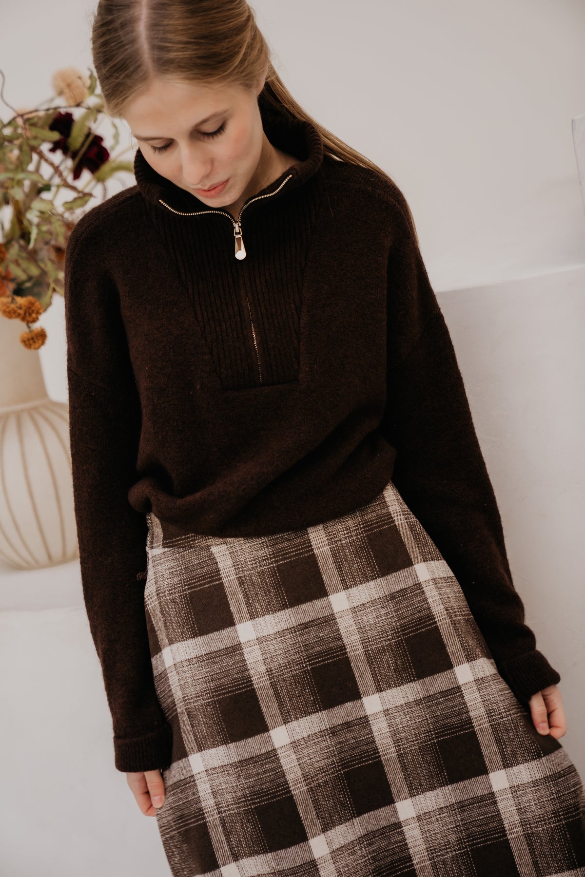 Voxana sweater Moka