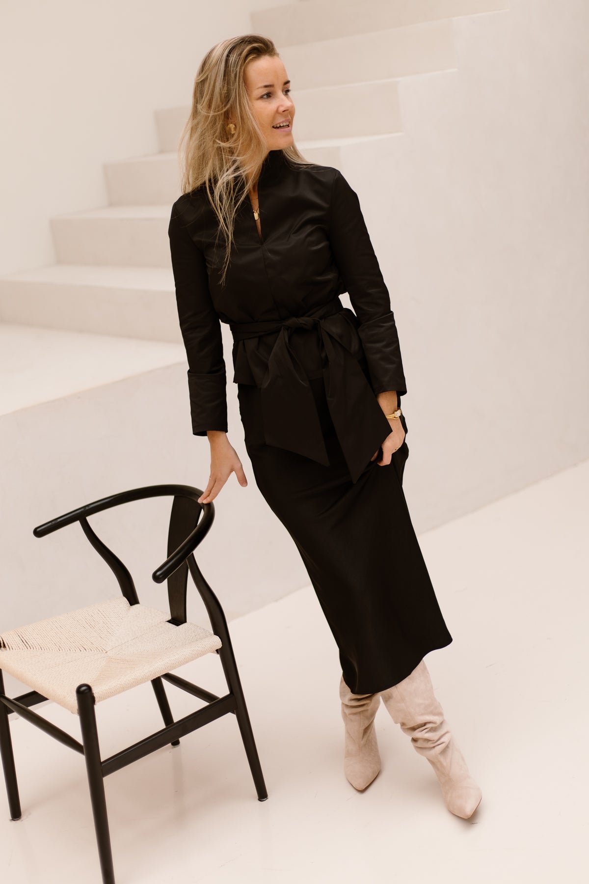 LilouRC Nero Bluse