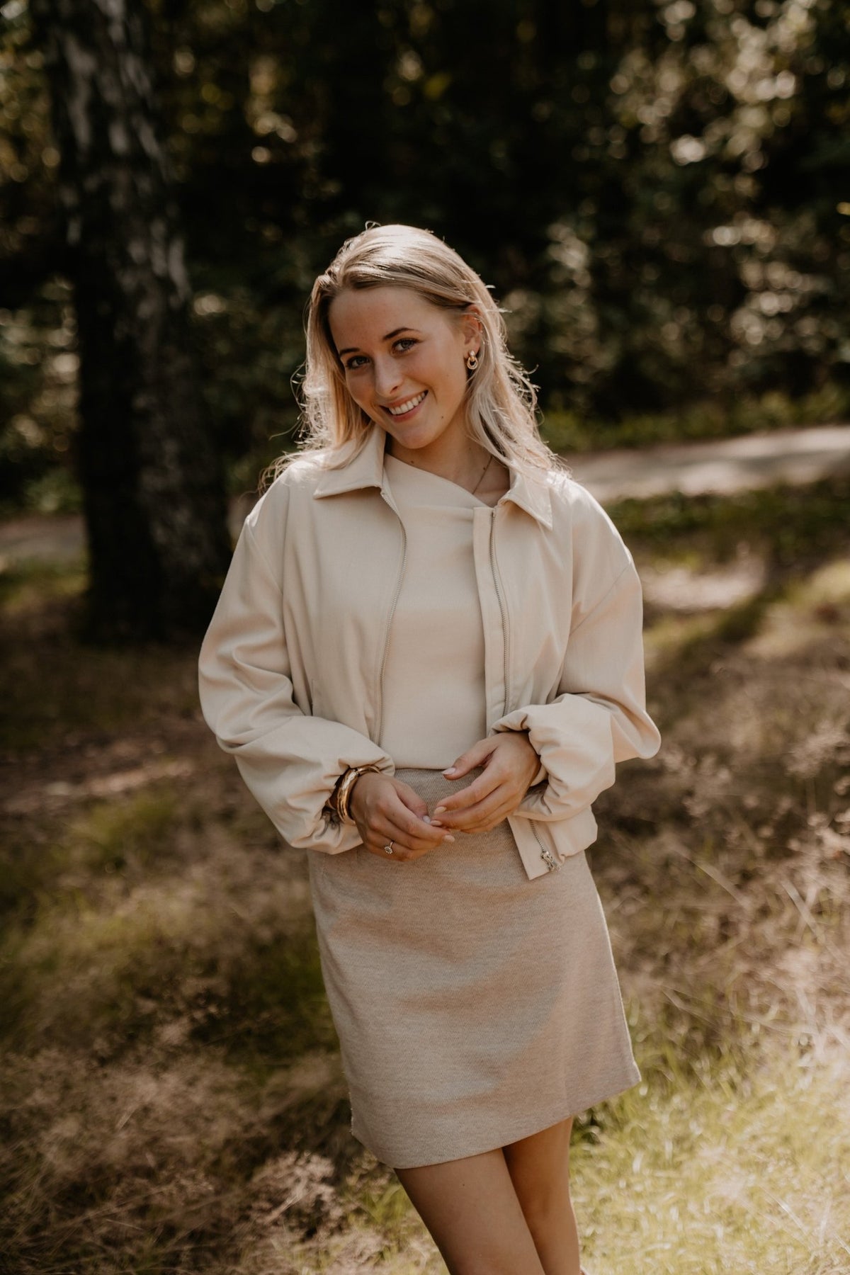 Benthe Skirt Sand/Beige - Bij Keesje - Bij Keesje The Label - Rok