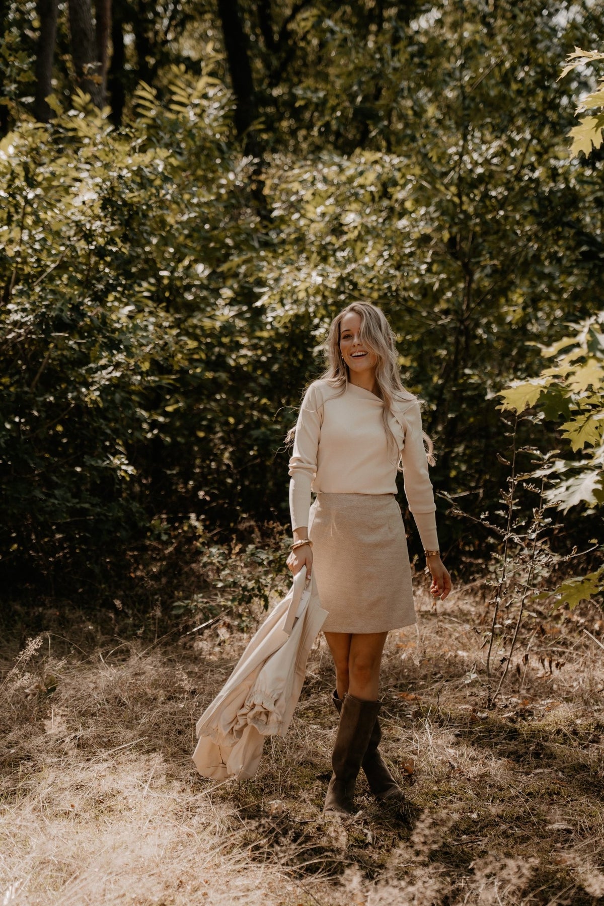 Benthe Skirt Sand/Beige - Bij Keesje - Bij Keesje The Label - Rok