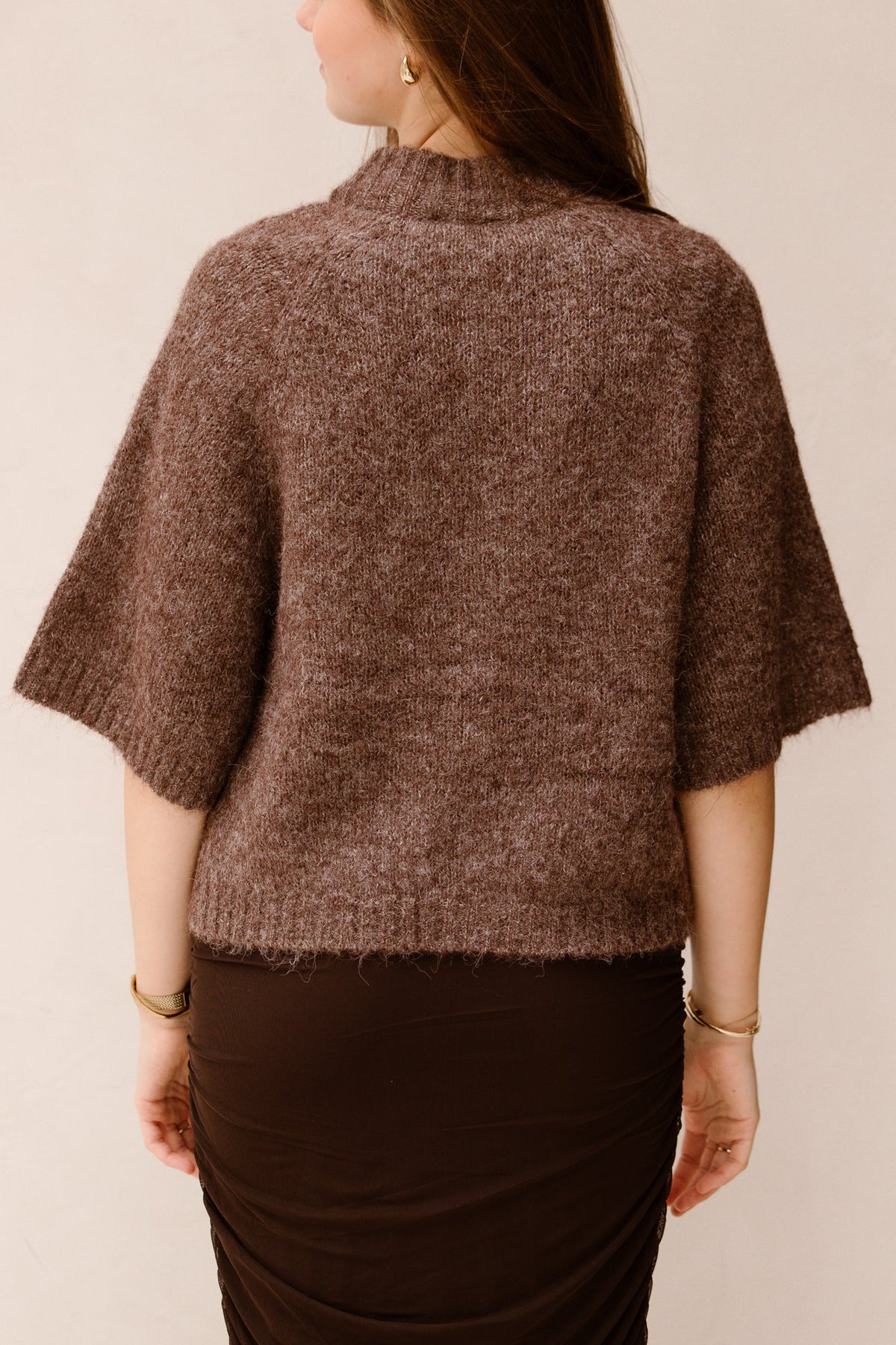 Benuta fluffy knit cardigan light brown - Bij Keesje - Neo Noir