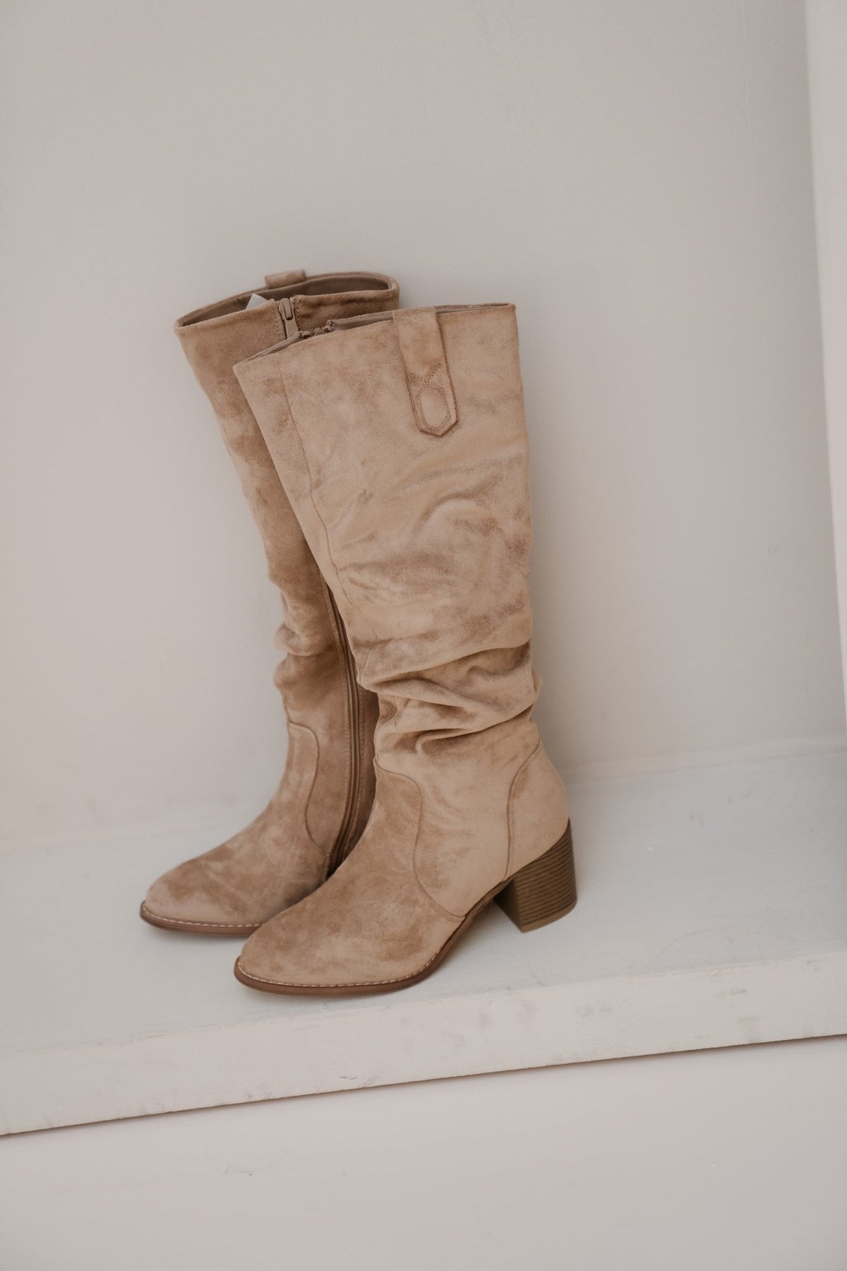 Bologna Haklaars suede khaki 920 - Bij Keesje - Bij Keesje -