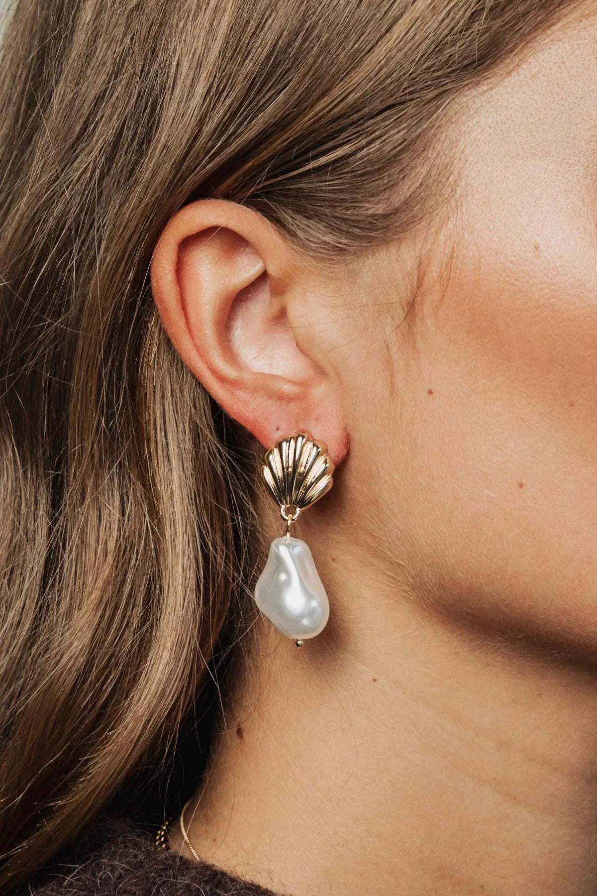 BOW19 Oorbellen Shell Pearl - Bij Keesje - BOW19 -