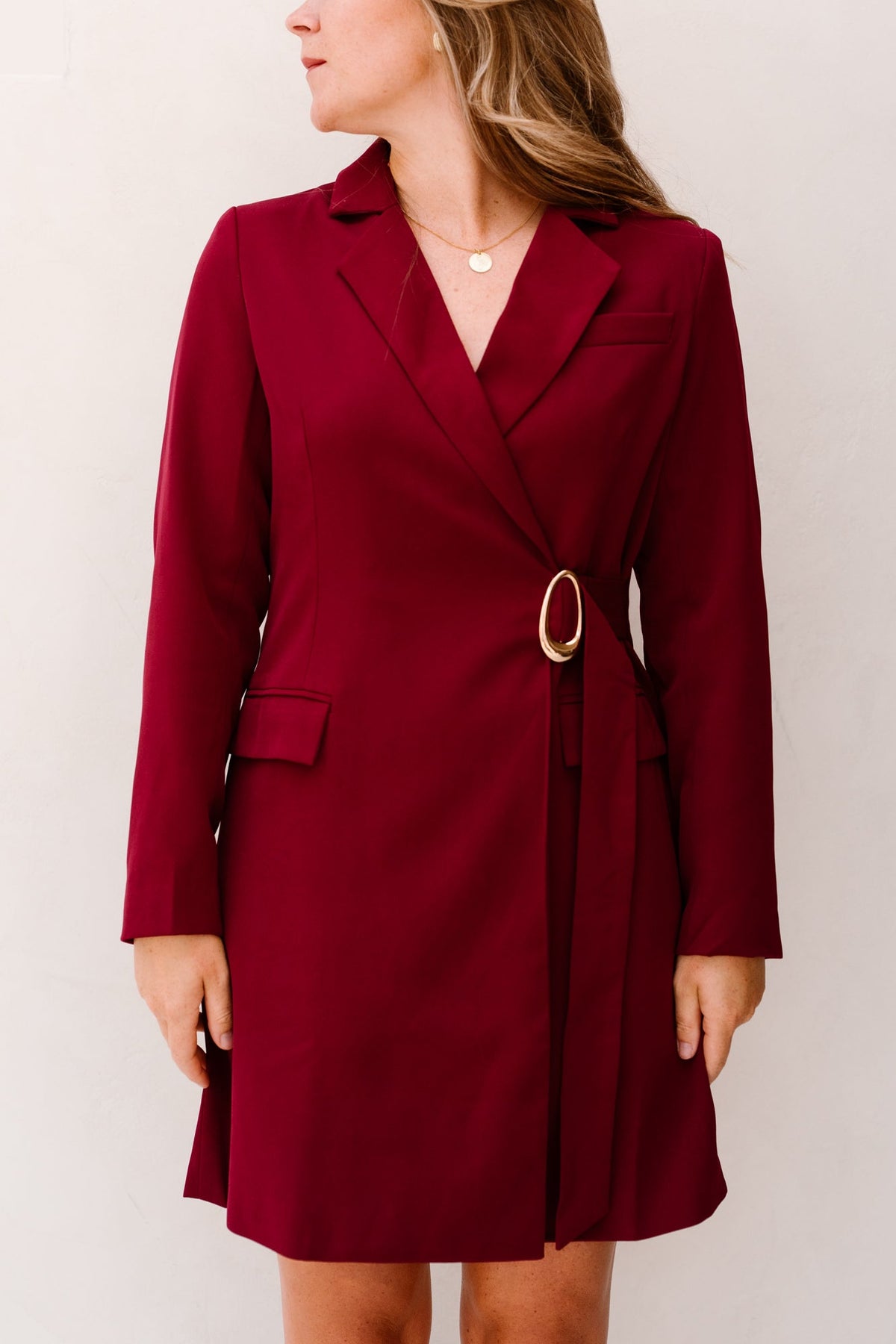 Carmel Dress Burgundy - Bij Keesje - YDENCE - Jurk