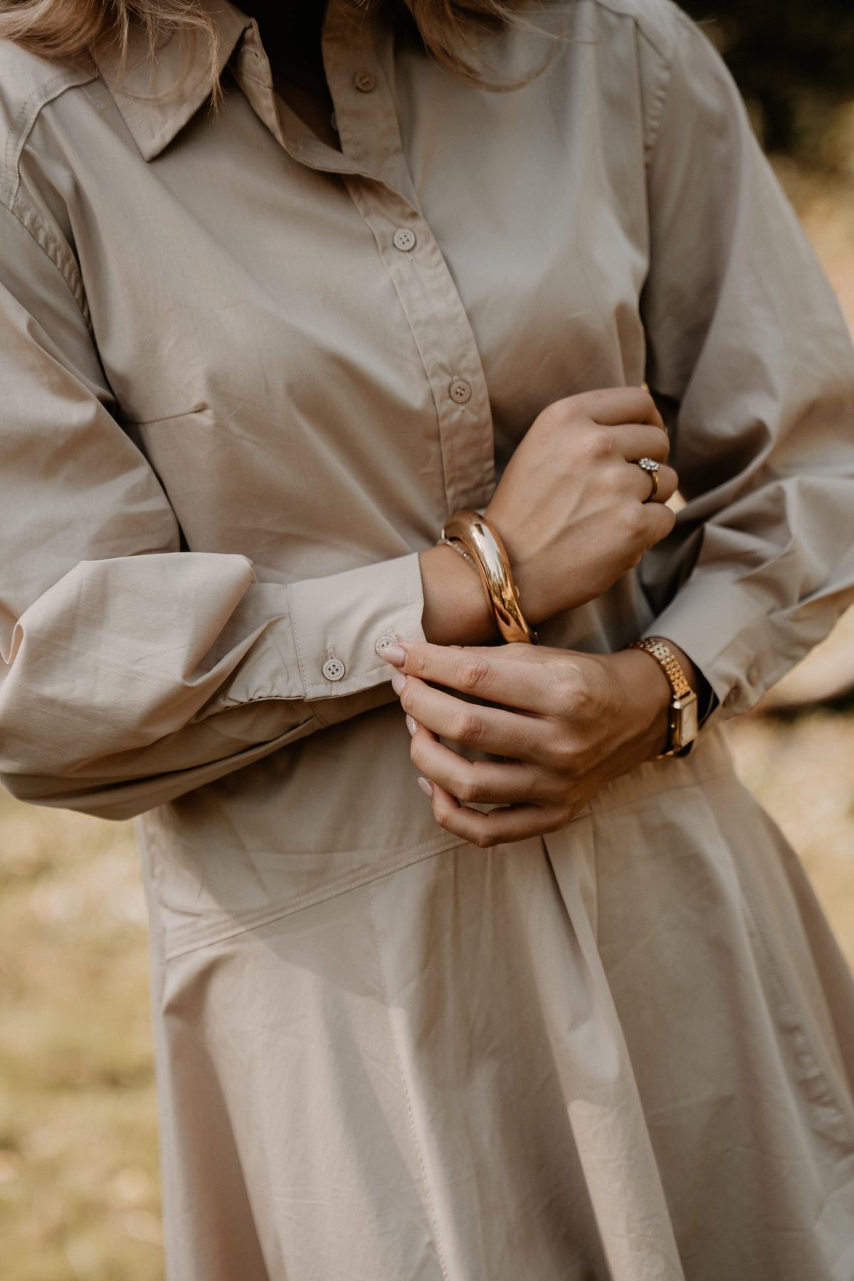 Cato Dress Beige - Bij Keesje - Bij Keesje The Label - Jurk