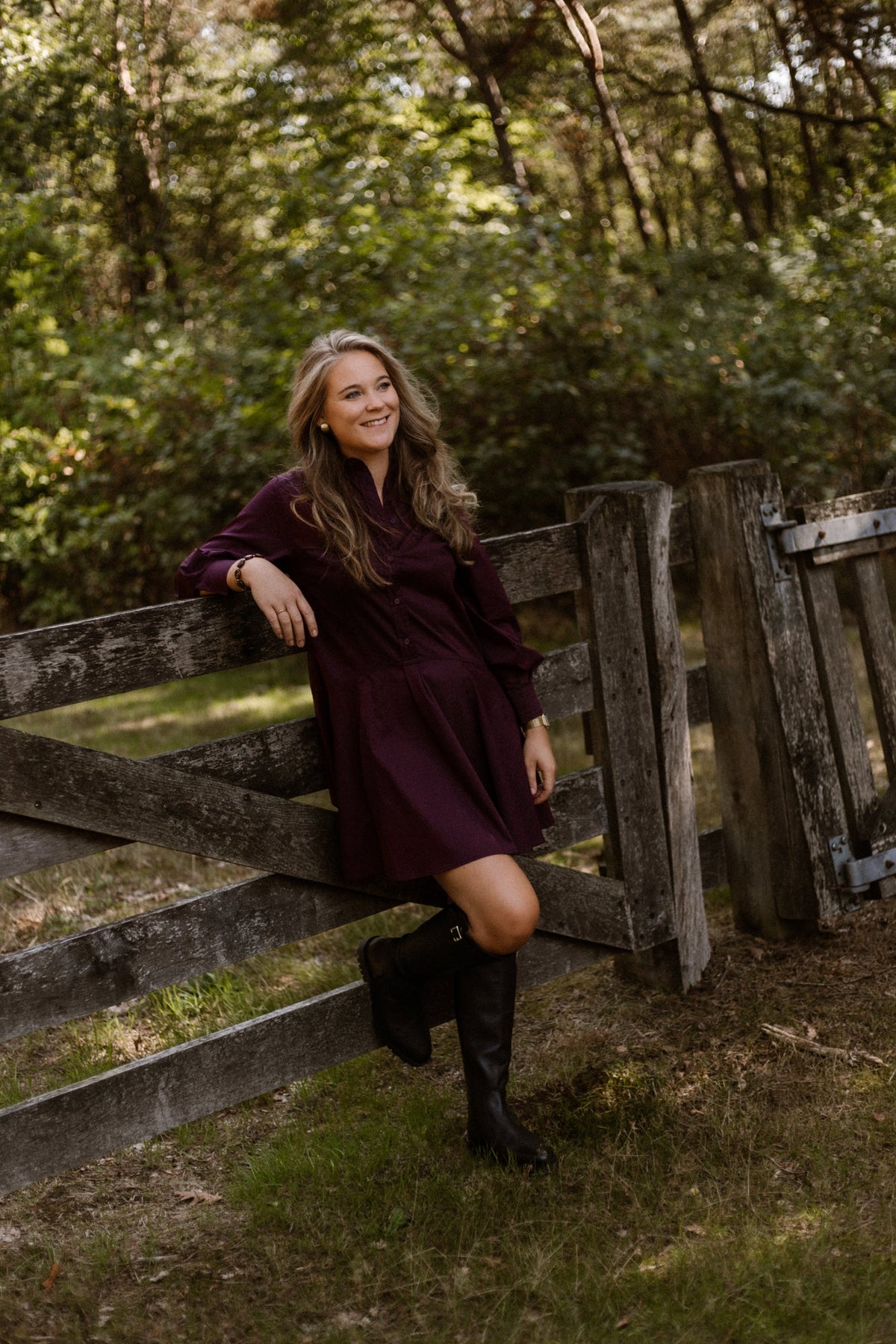 Cato Dress Plum - Bij Keesje - Bij Keesje The Label - Jurk