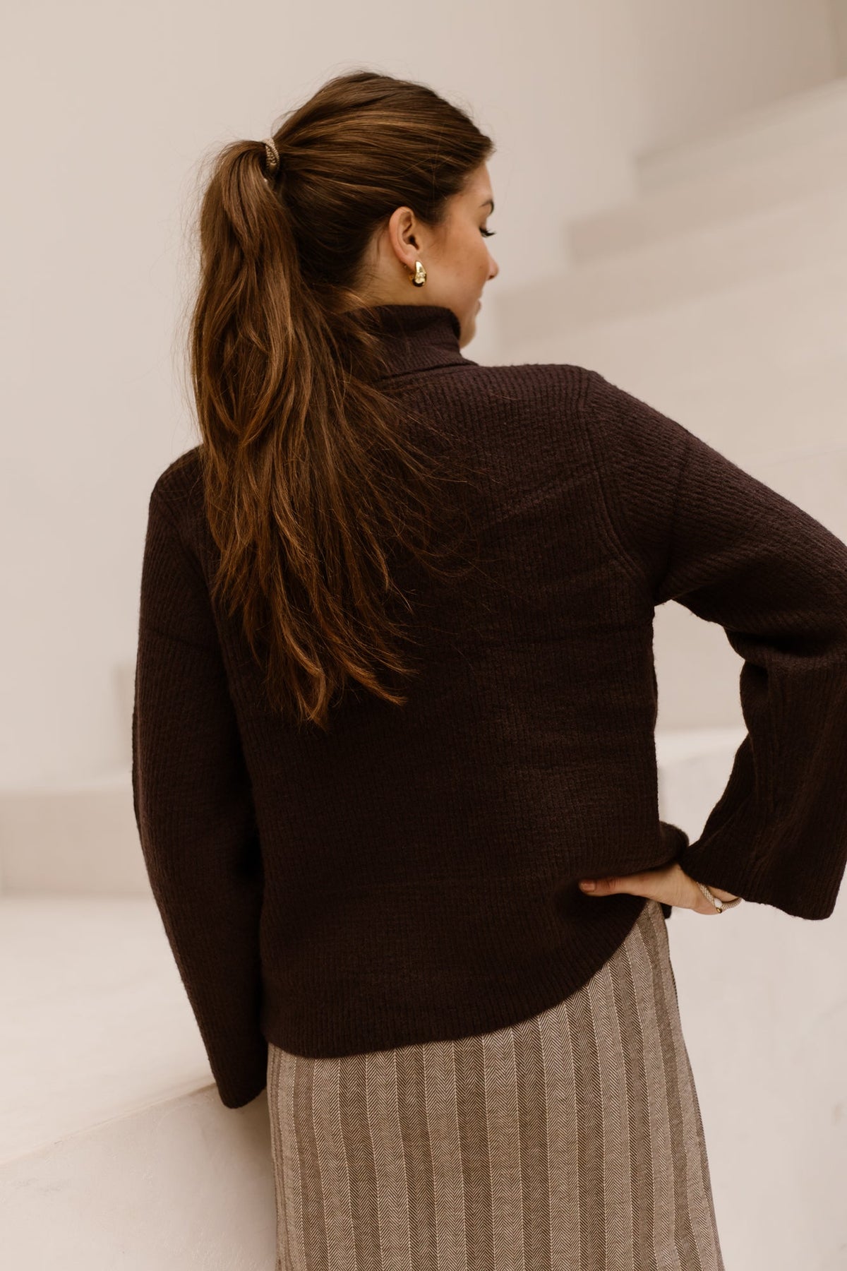 Claire Coltrui Darkbrown - Bij Keesje - Bij Keesje The Label - Trui