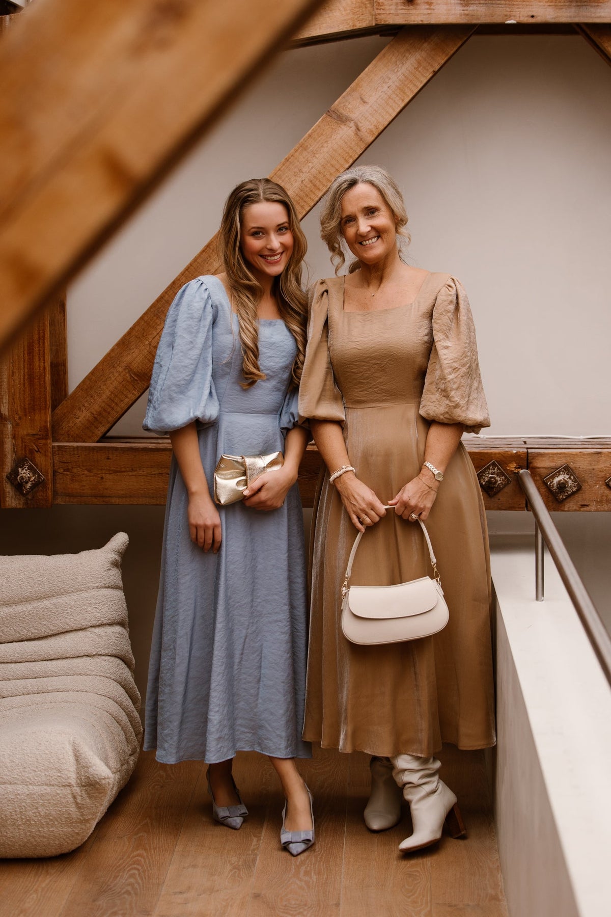 Coco long dress camel - Bij Keesje - Maere - Jurk