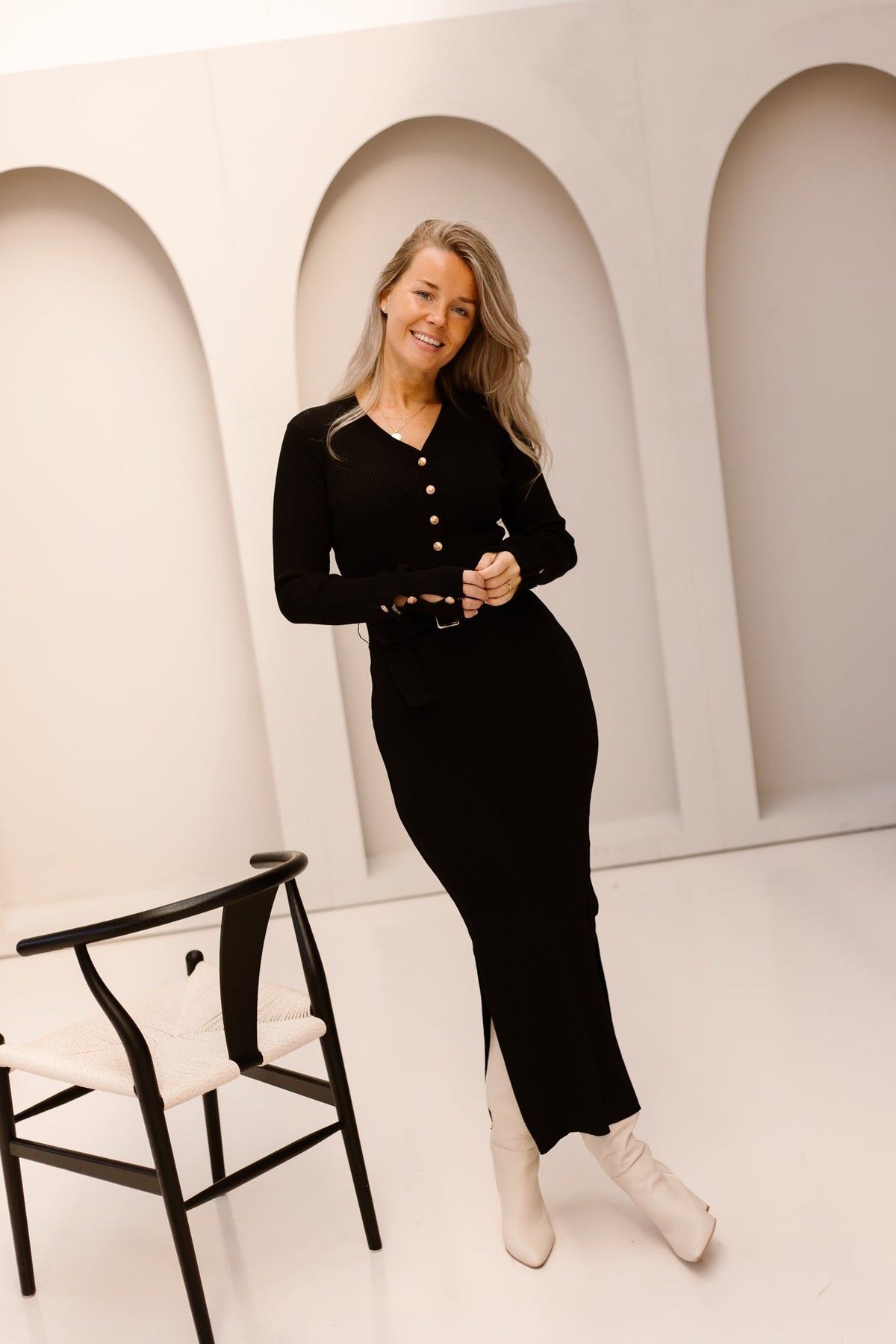 Dazzling Dress Black - Bij Keesje - Freebird - jurk
