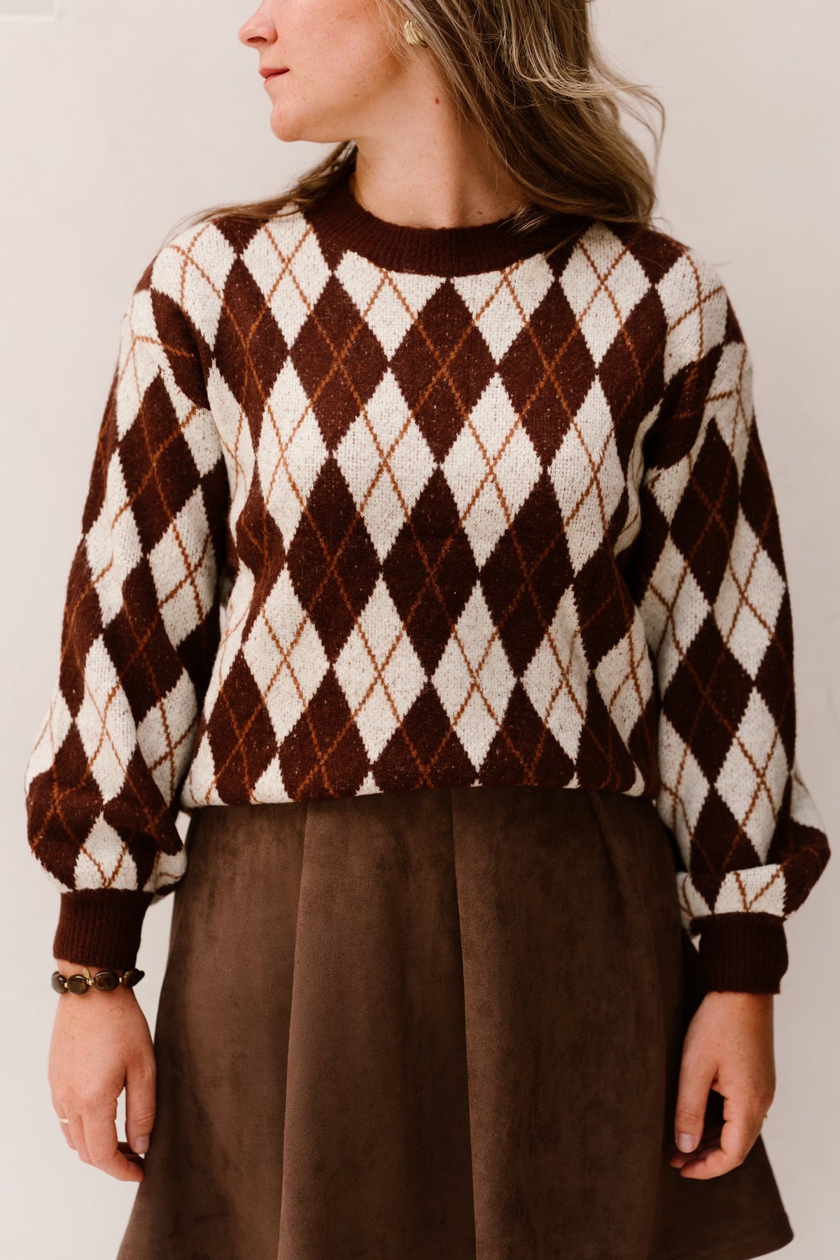 Delilah Knitted Sweater Ecru - Bij Keesje - YDENCE - Trui