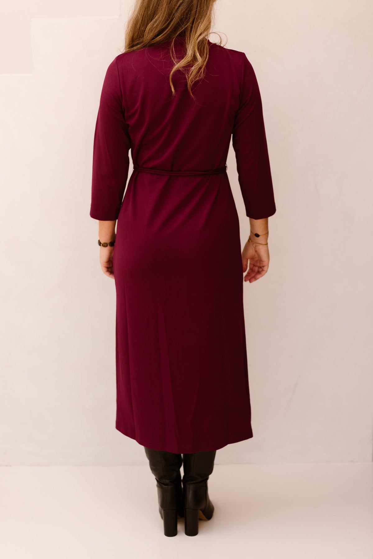 Devoted Dress Burgundy - Bij Keesje - Freebird - Jurk