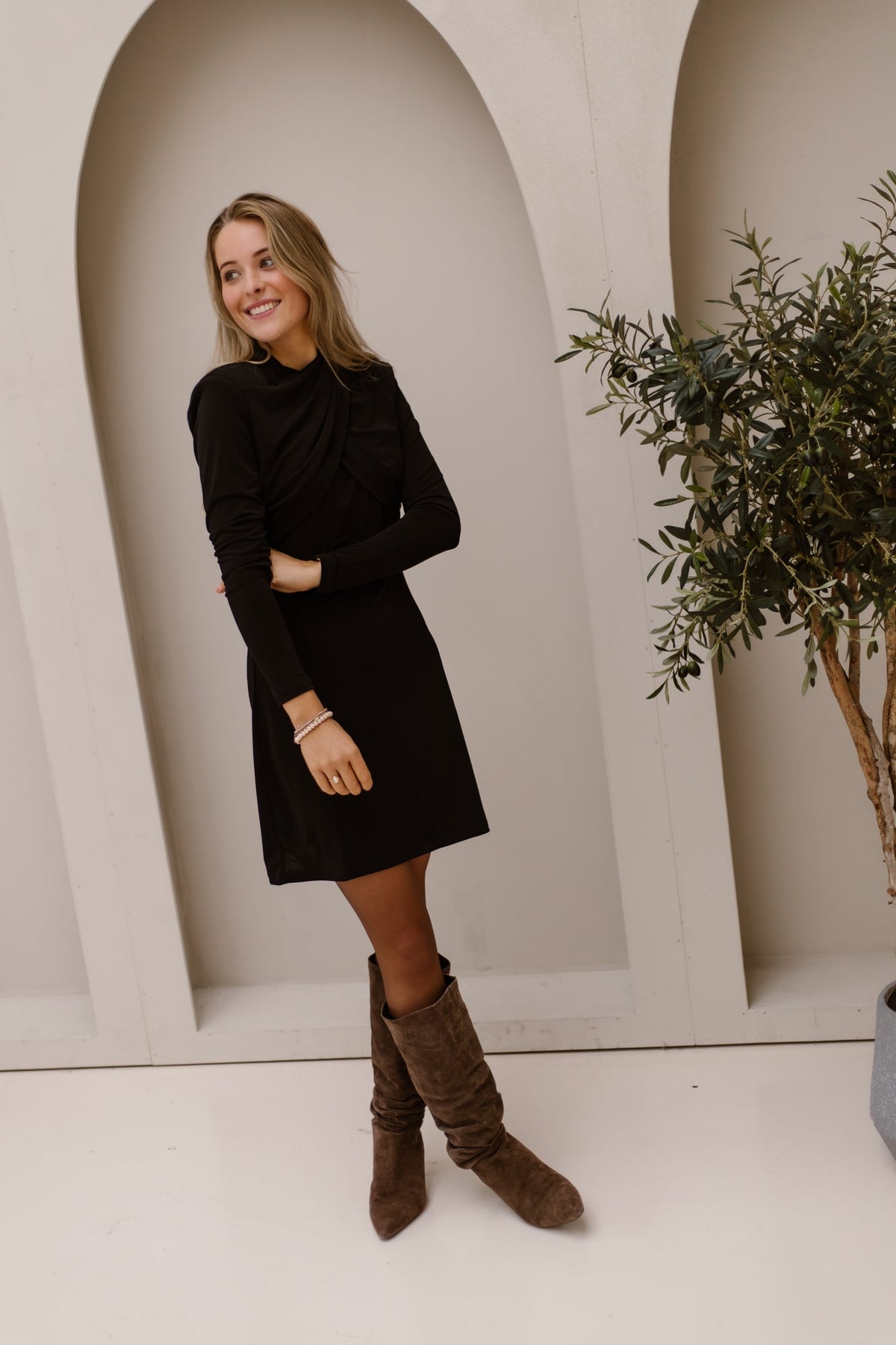 Dianthe Dress Black - Bij Keesje - Freebird - Jurk