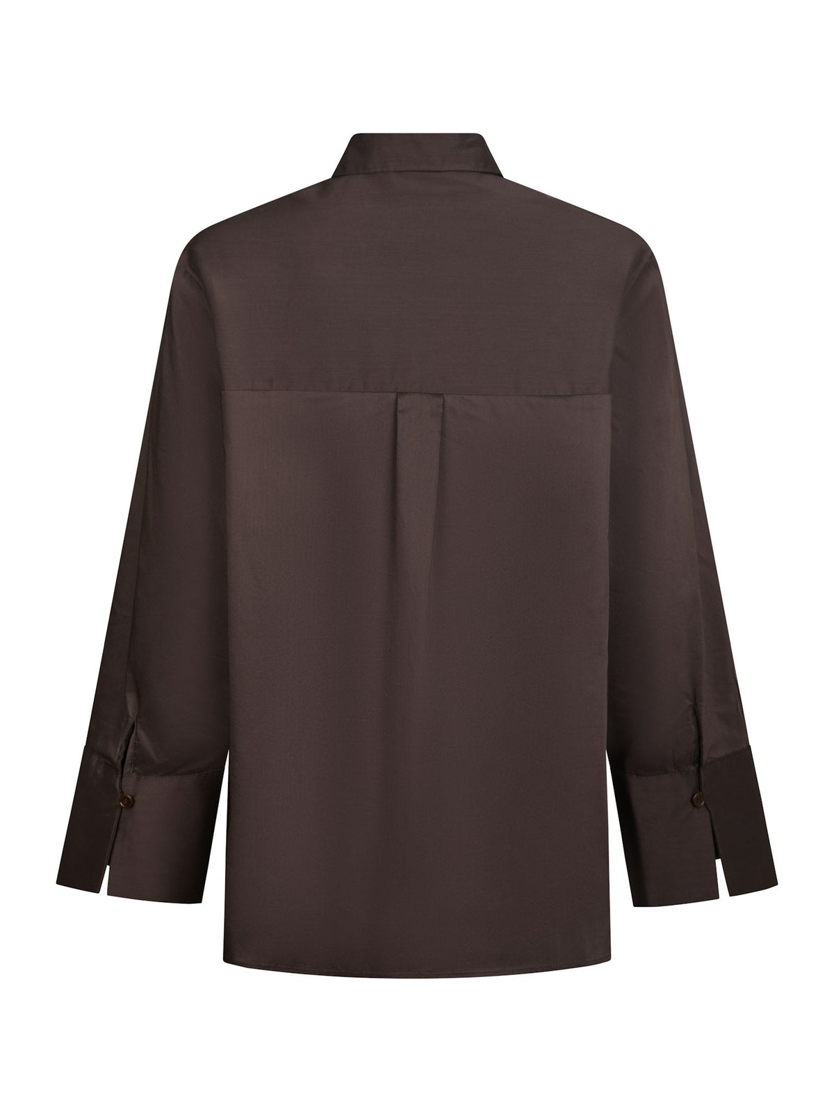 Dita poplin shirt brown - Bij Keesje - Neo Noir