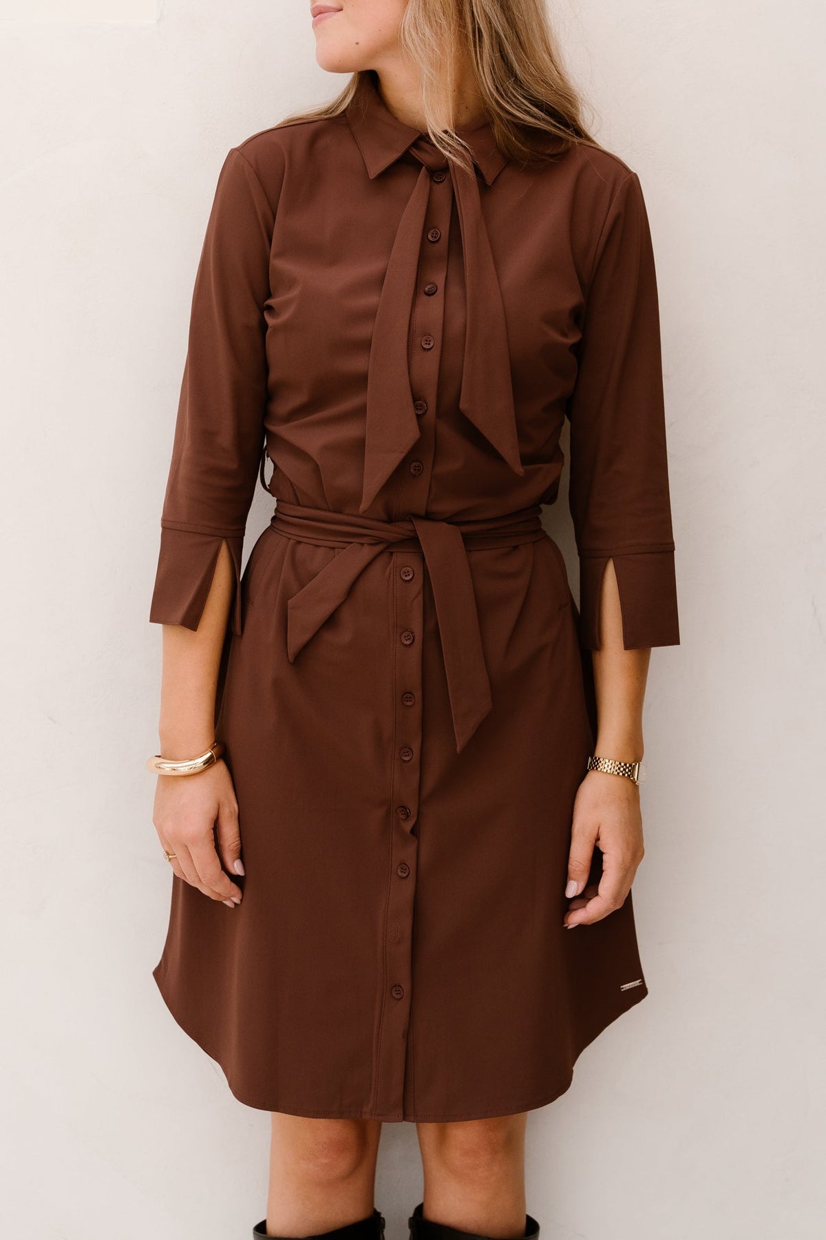 Dress Bow Mahogany - 202708 - Bij Keesje - mi piace - jurk