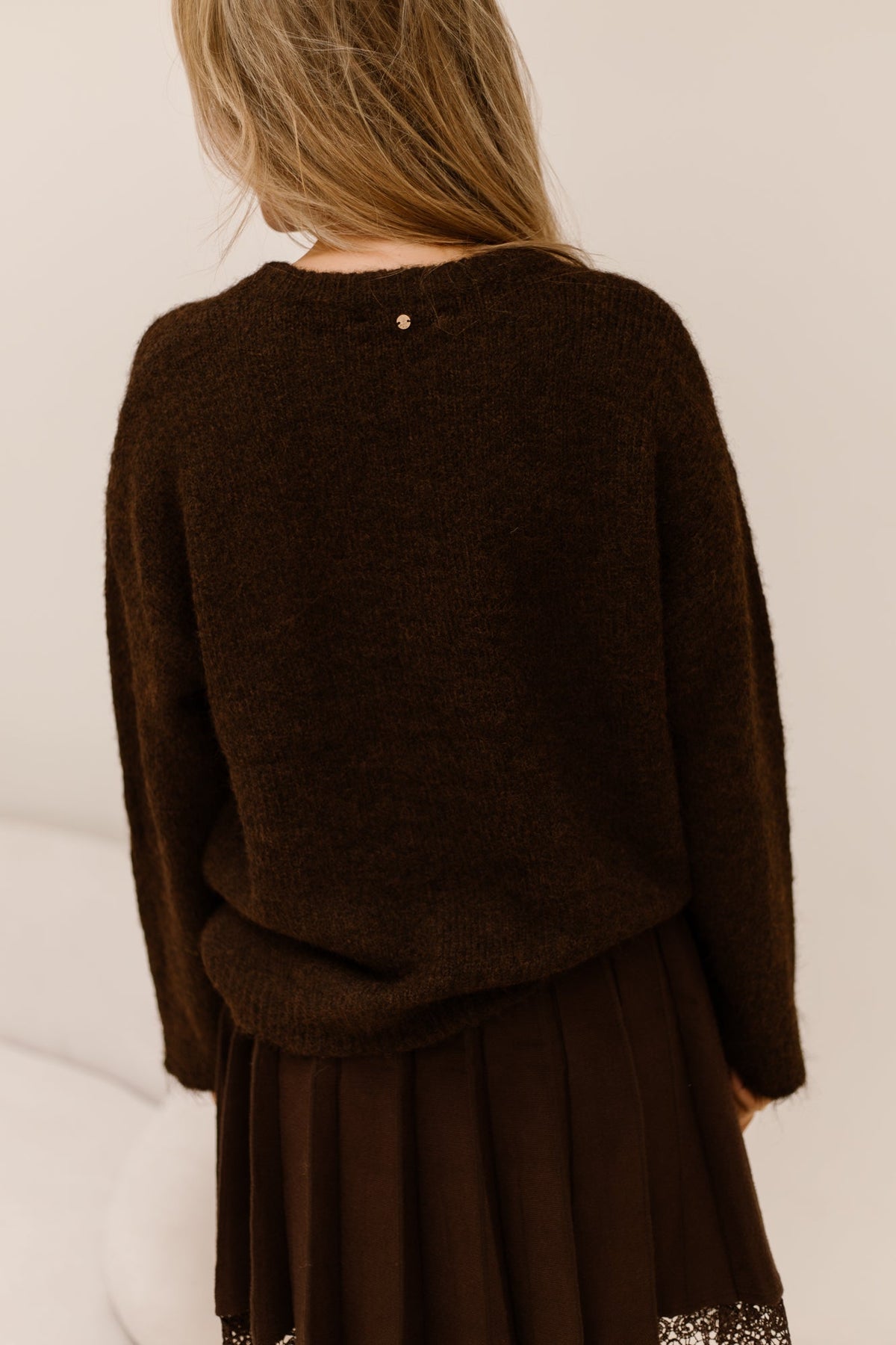 Edith sweater brown - Bij Keesje - Bij Keesje - Trui