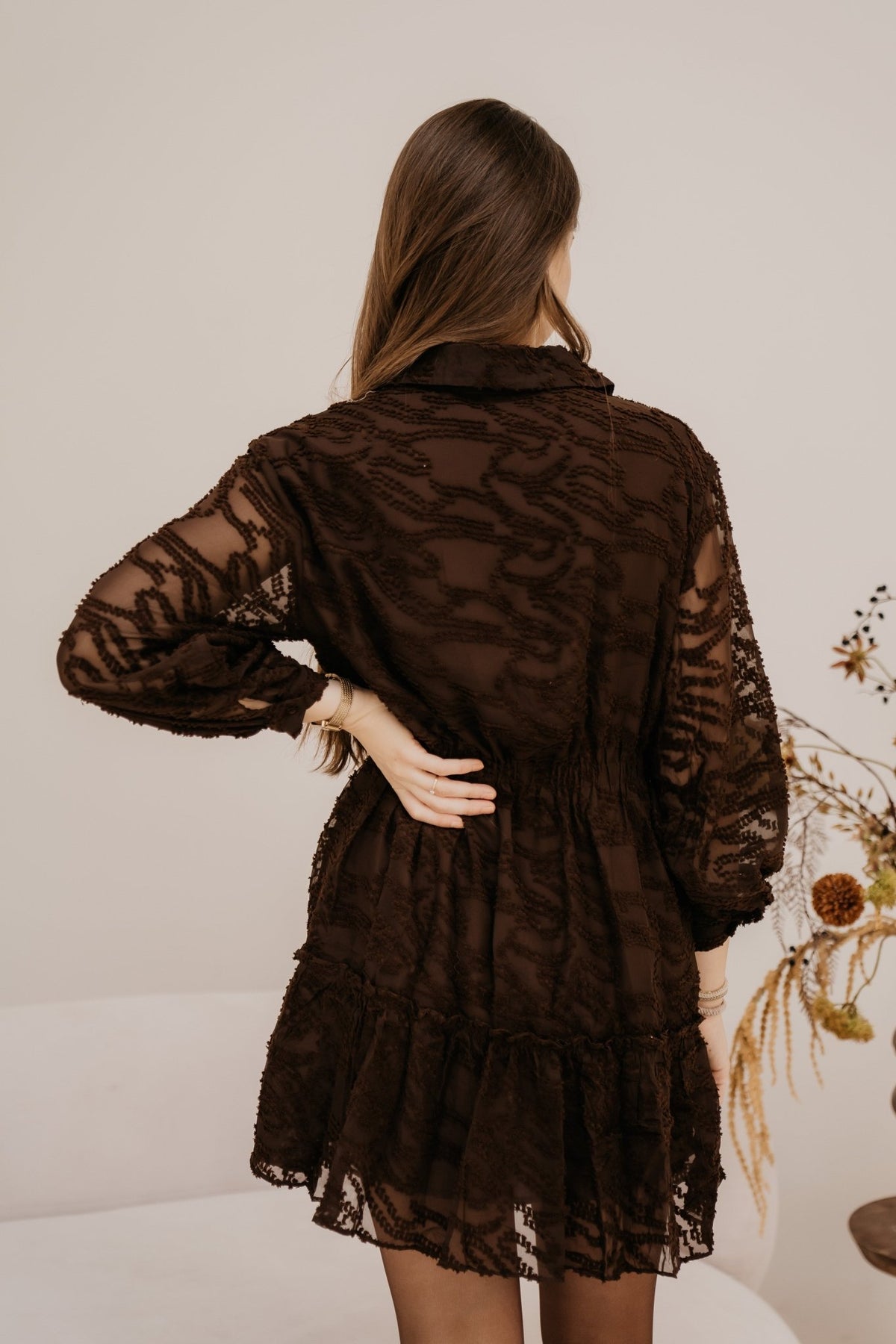 Elfie dress choco - Bij Keesje - Bij Keesje - Jurk