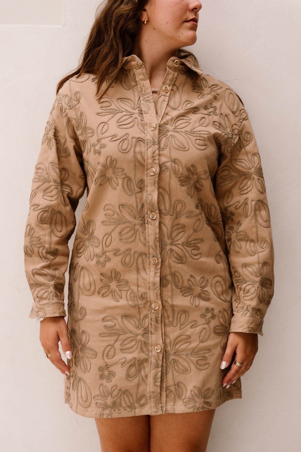 Ellis Dress Khaki - Bij Keesje - FLURESK - Jurk