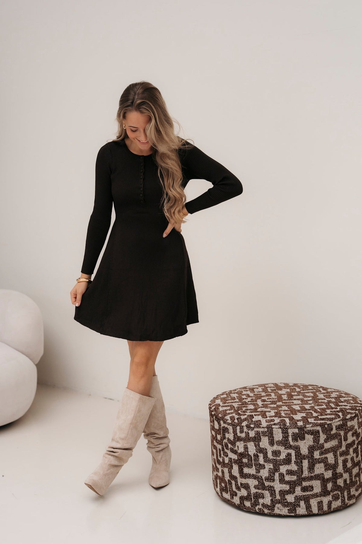 Elsie Dress Brown - Bij Keesje - Bij Keesje - Jurk