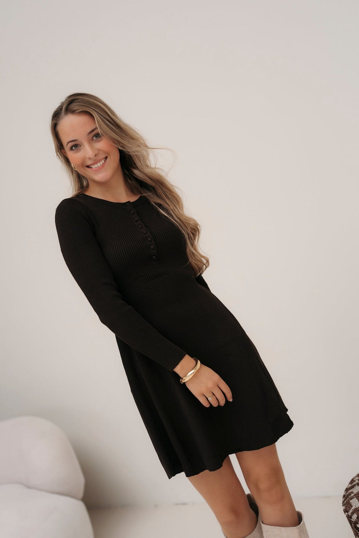 Elsie Dress Brown - Bij Keesje - Bij Keesje - Jurk