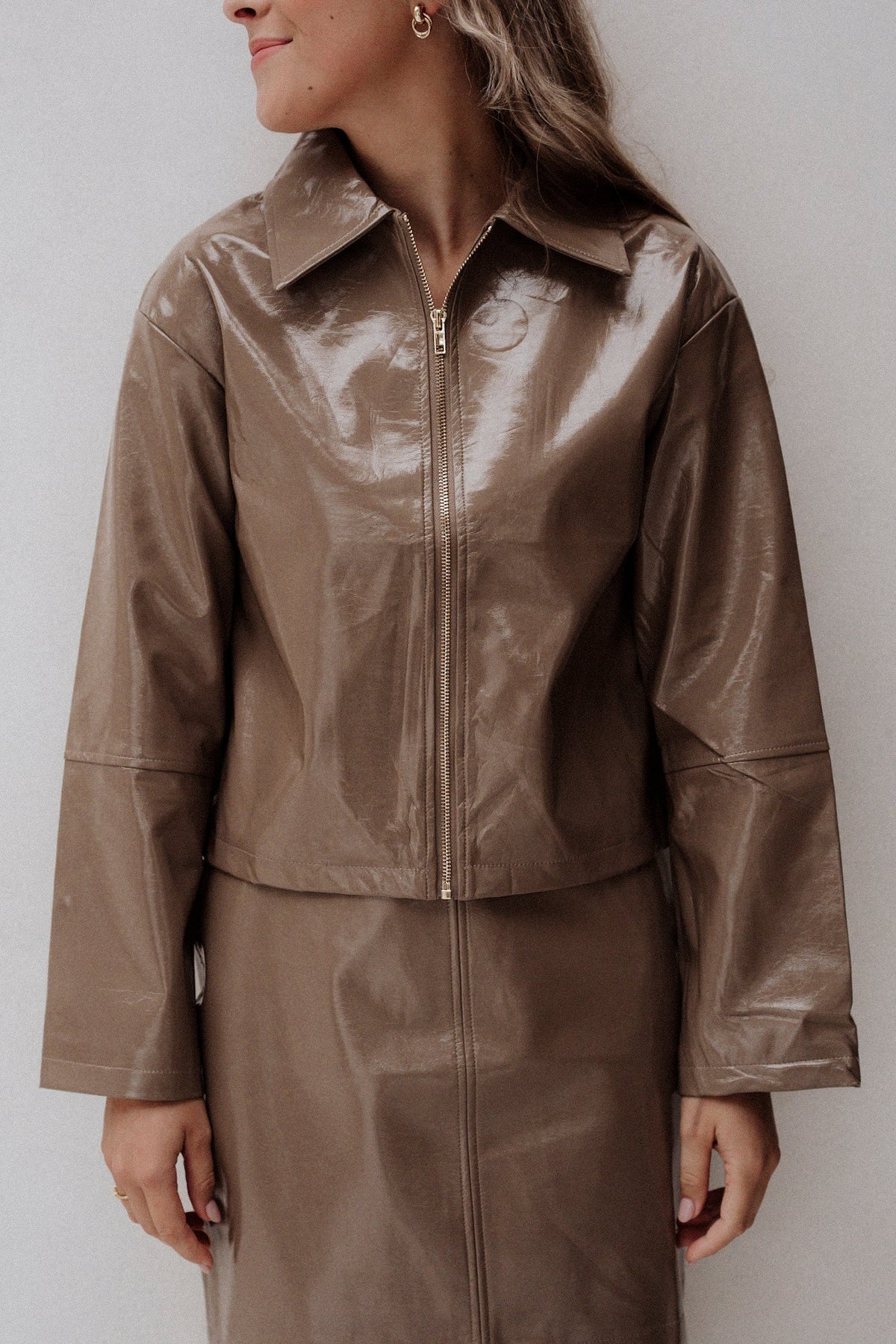Faye Jacket Taupe - Bij Keesje - YDENCE - Jas