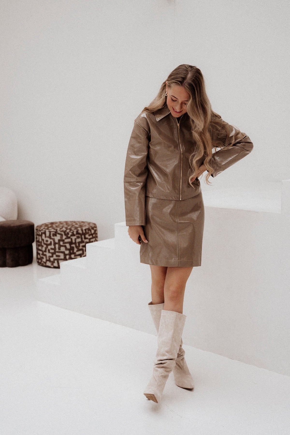 Faye Jacket Taupe - Bij Keesje - YDENCE - Jas