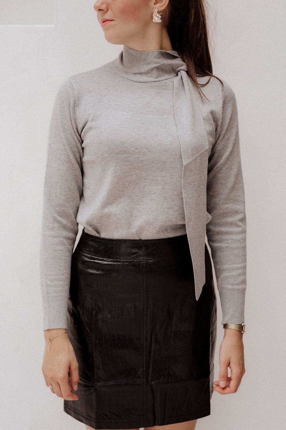 Fqkatie-Pullover Medium Grey - Bij Keesje - Free/Quent - Trui