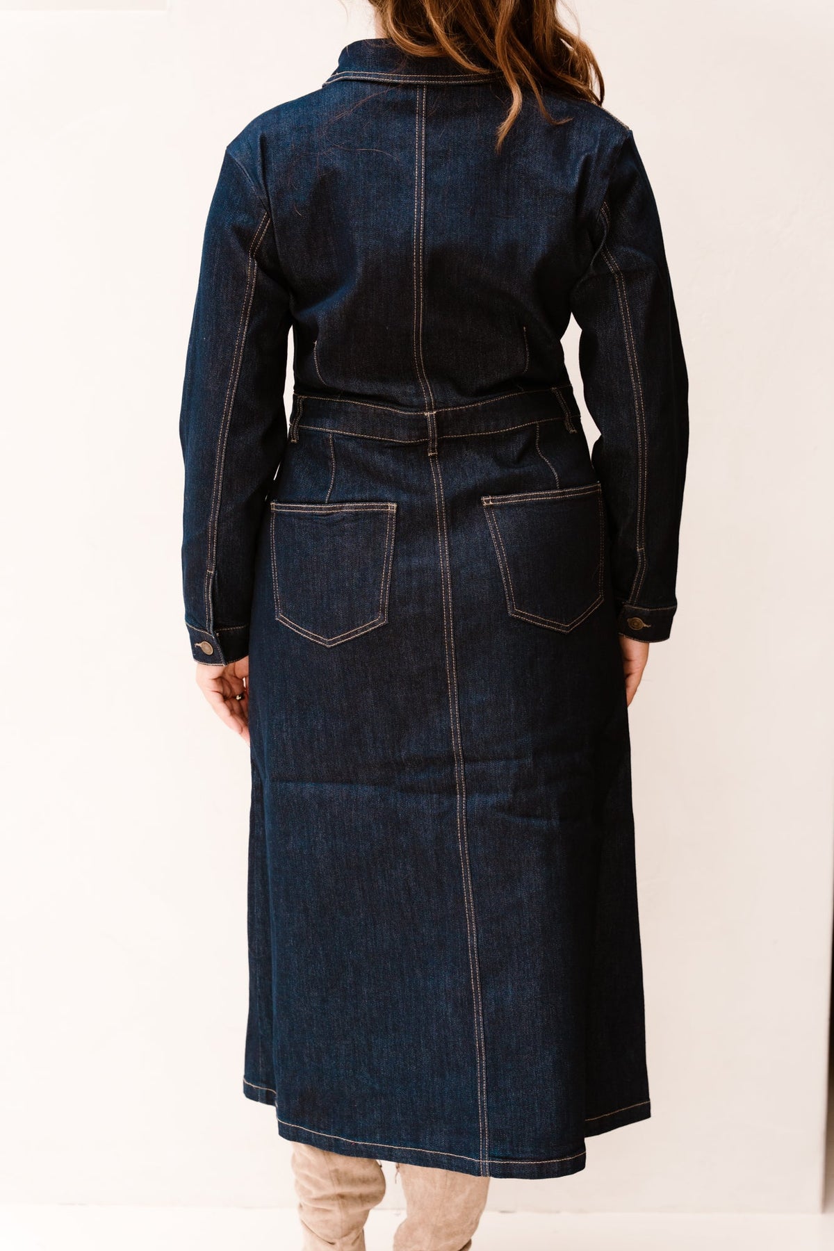 FQSara dark blue denim dress - Bij Keesje - Free/Quent - Jurk