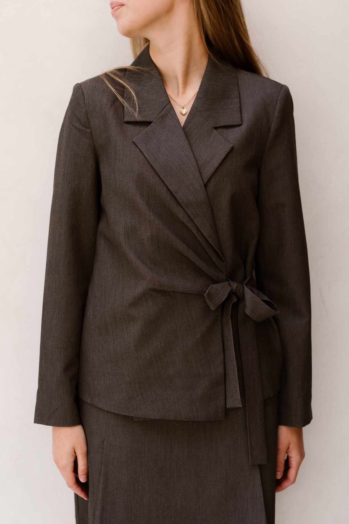 FQvika-jacket dark grey/melange - Bij Keesje - Free/Quent - Blazer