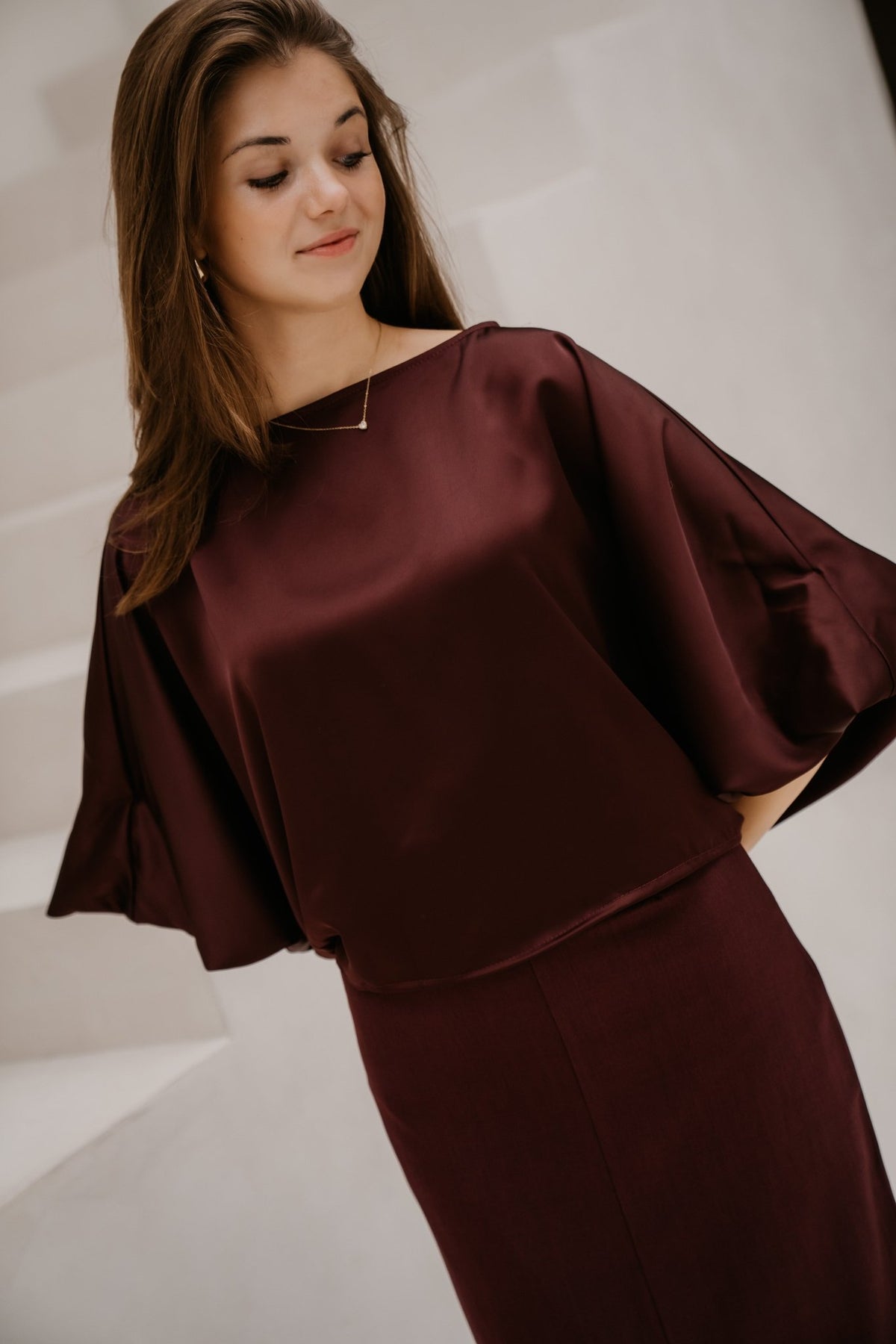 Gera Blouse Bordeaux - Bij Keesje - Bij Keesje - Blouse
