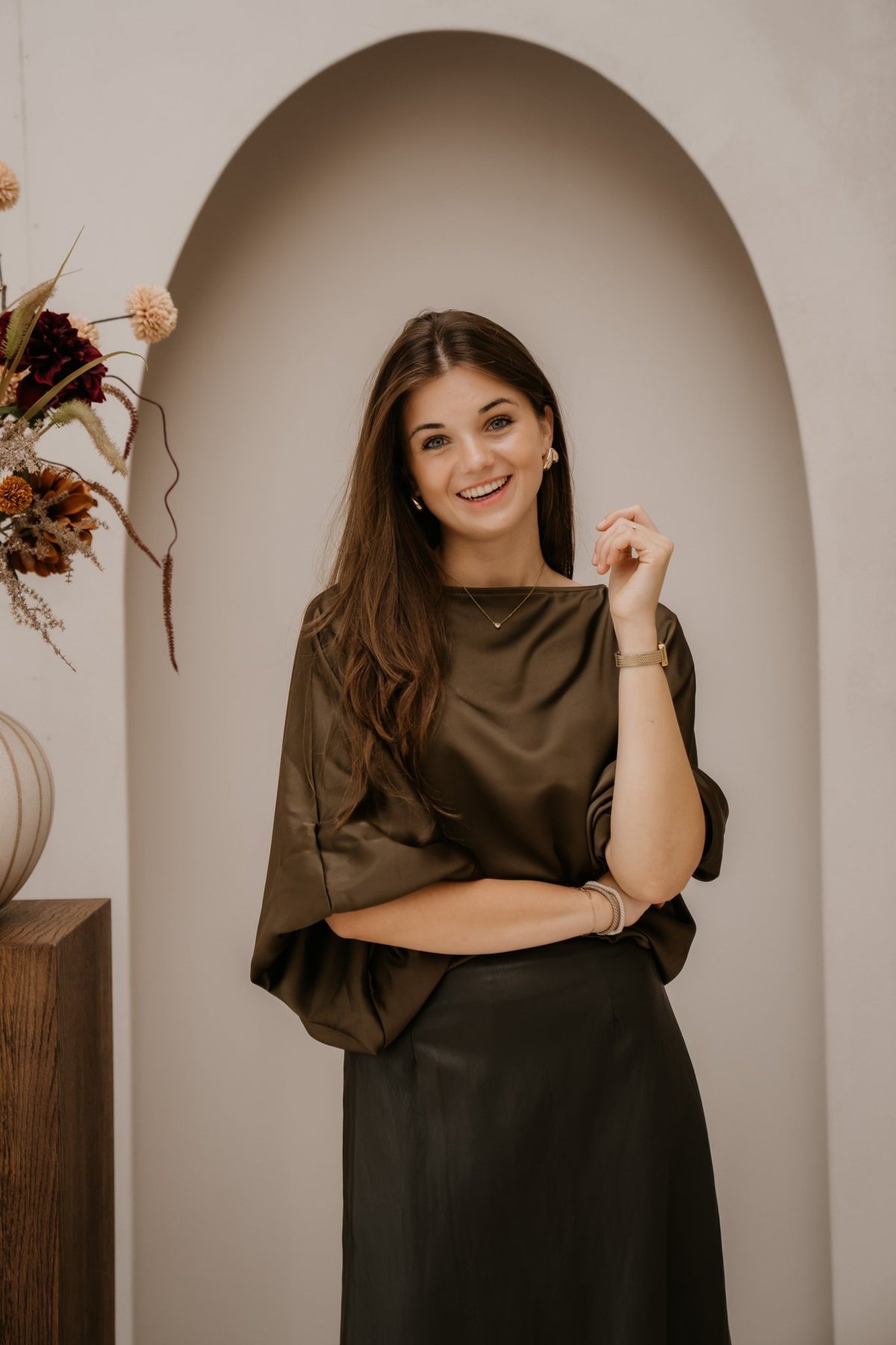 Gera Blouse Groen - Bij Keesje - Bij Keesje - Blouse