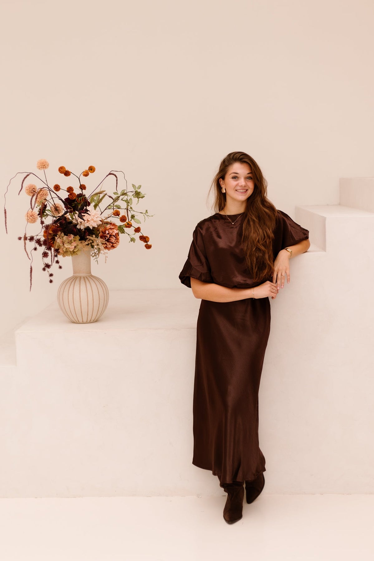Gufo Top Brown - Bij Keesje - Sisters Point - Blouse