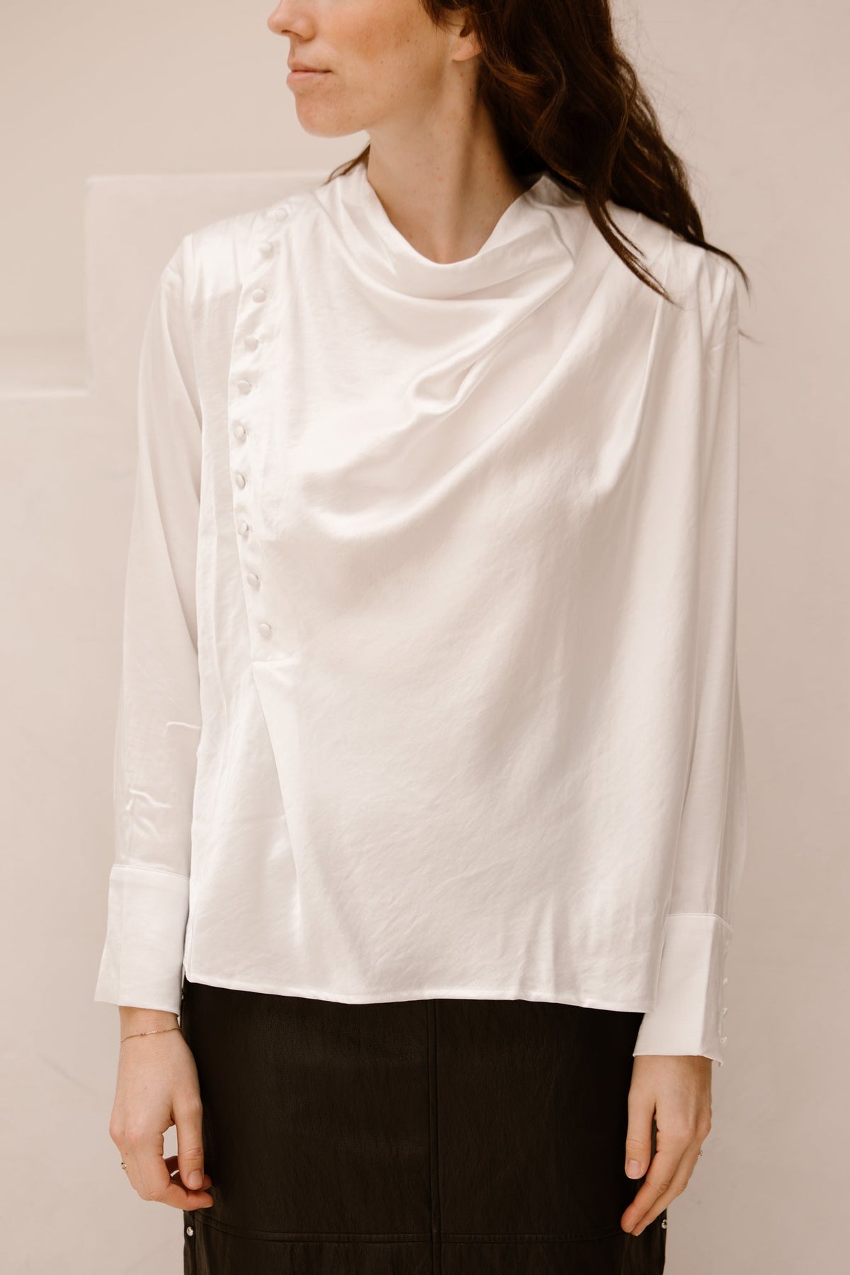 HelenCC Button Blouse white - Bij Keesje - Co'couture - blouse
