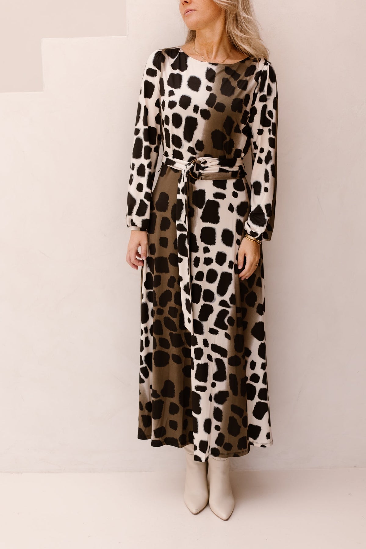 K-design dierenprint jurk D118 - Bij Keesje - K-design - Jurk