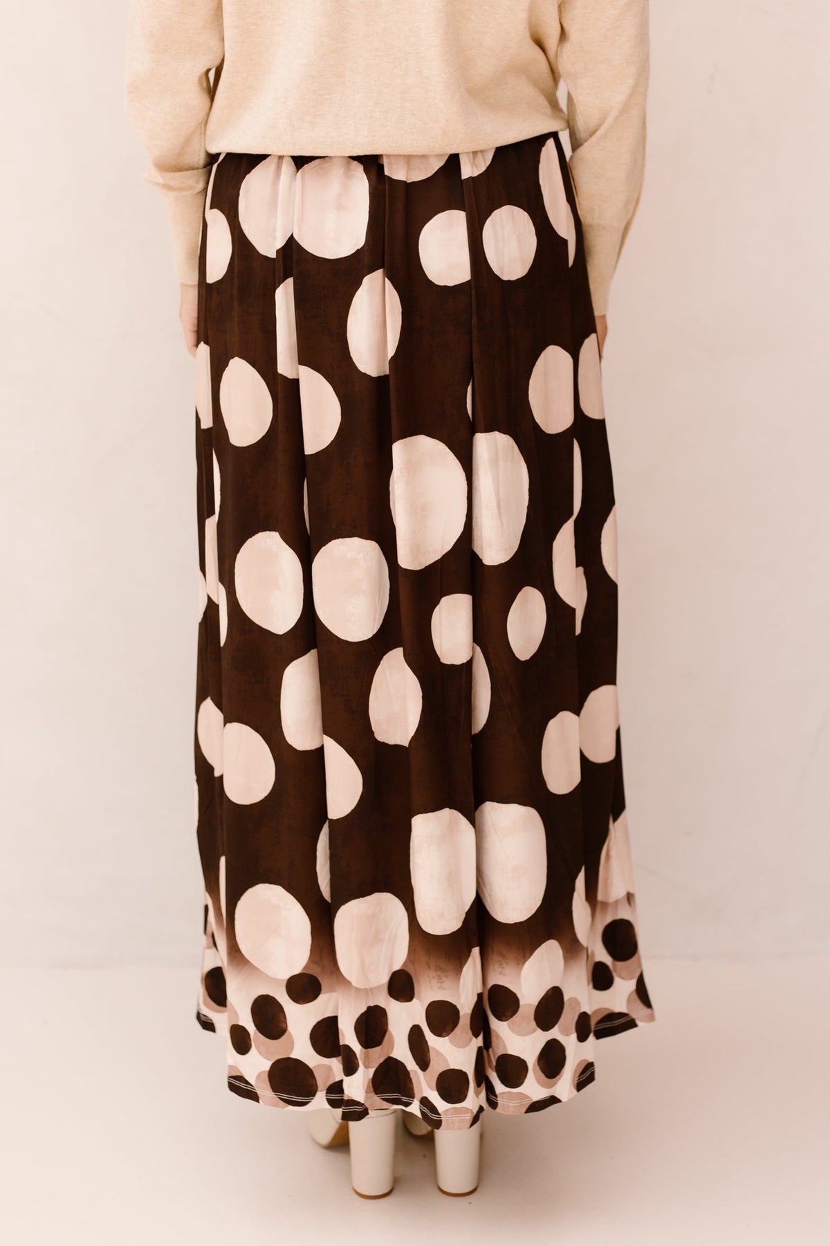 K-Design Maxi Stippen Rok D320 - Bij Keesje - K-design - Rok