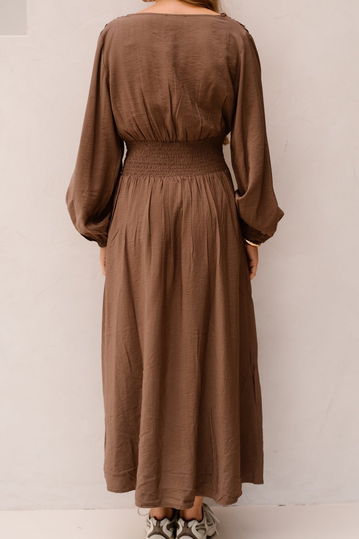 Kankata dress dark taupe - Bij Keesje - Neo Noir - Jurk
