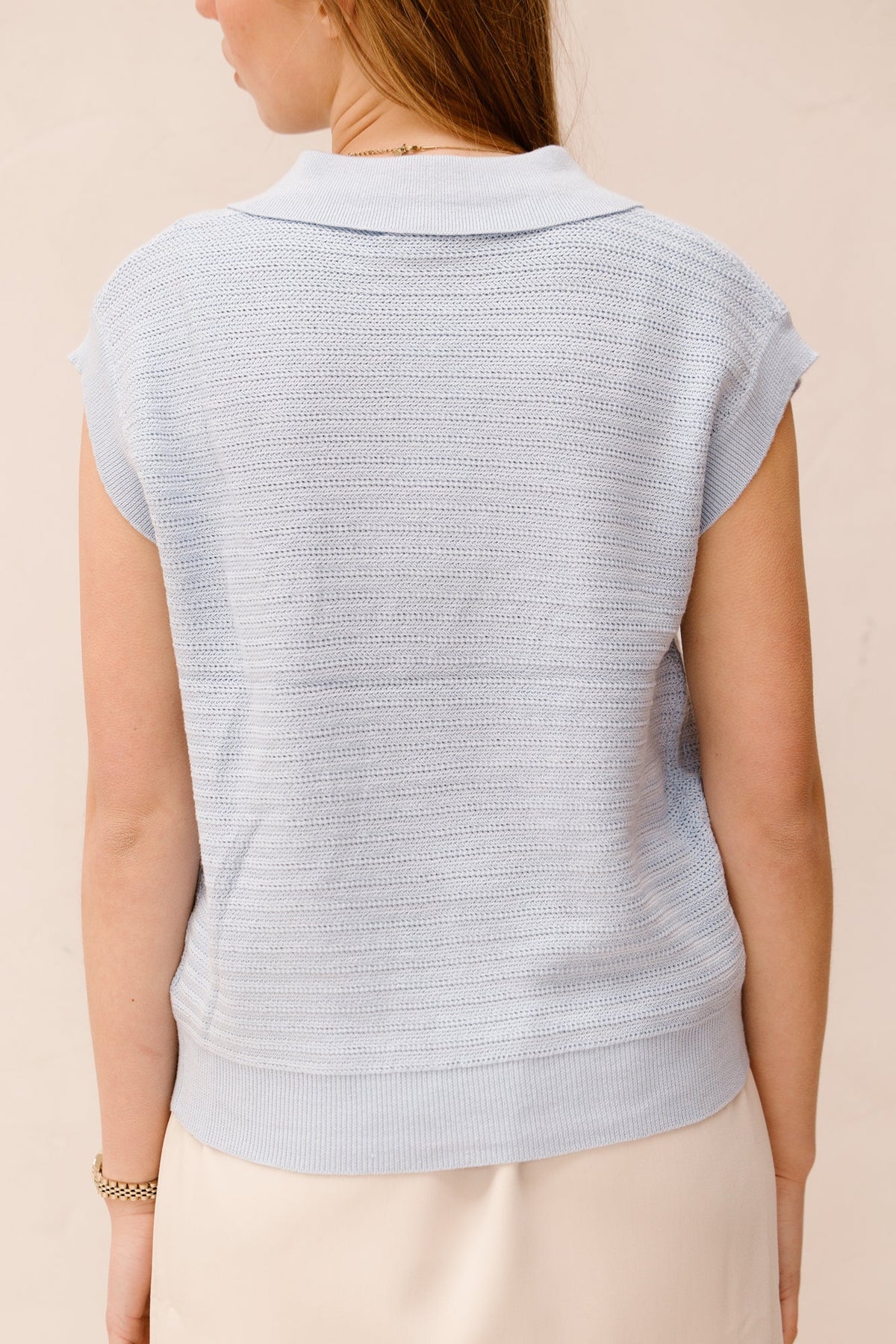 Karin top light blue - Bij Keesje - Bij Keesje The Label - top