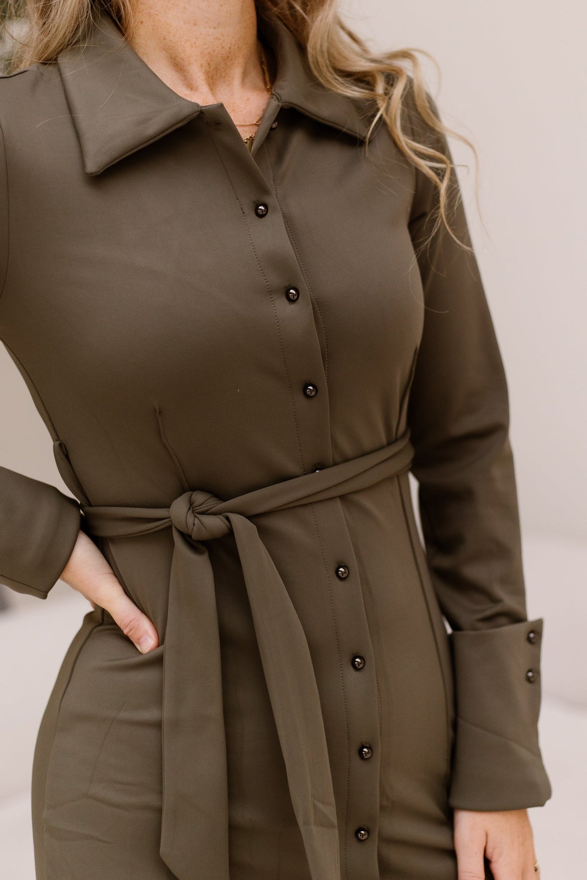 Kenny dress travel olive mirage - Bij Keesje - Kimara - Jurk