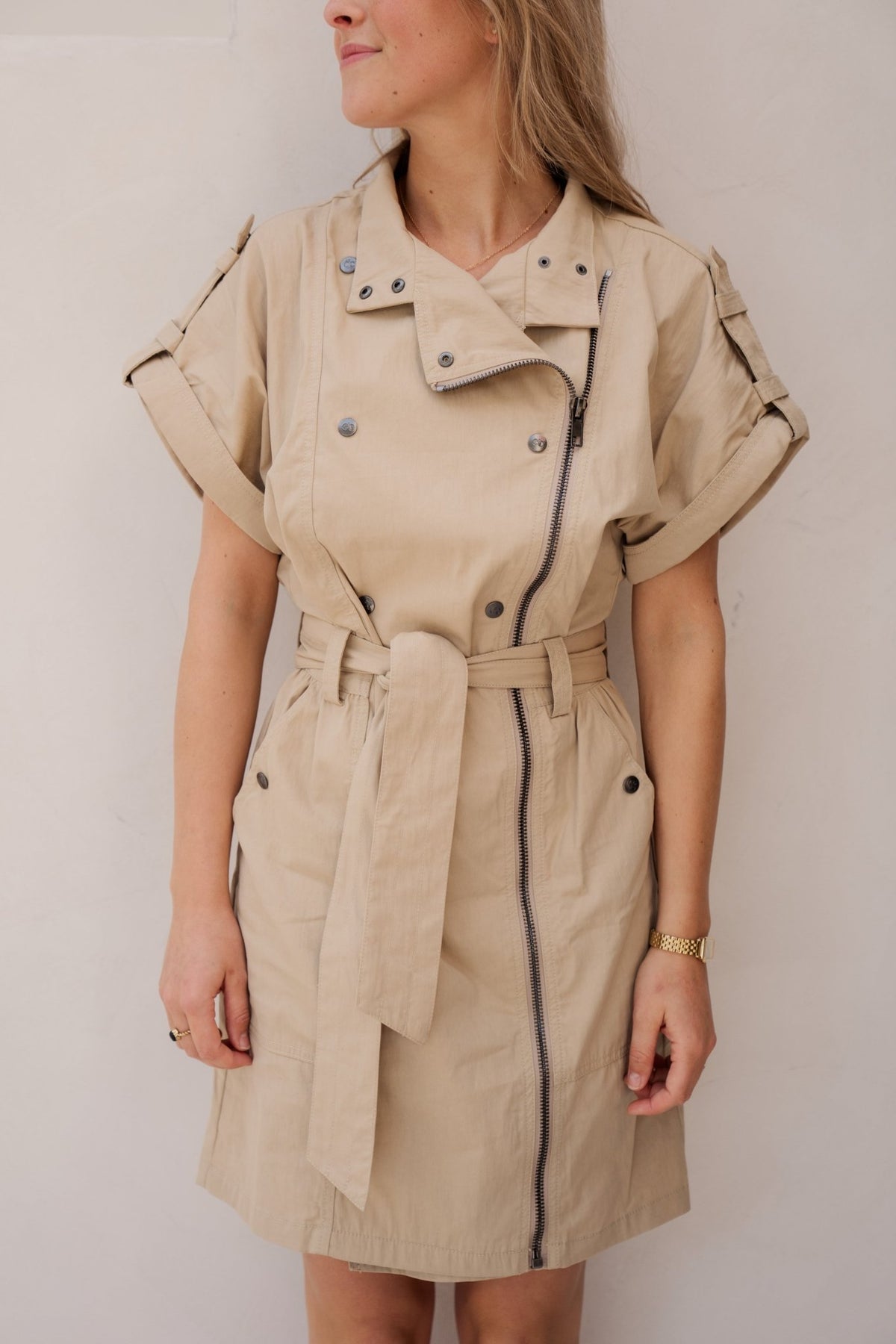 KeshaCC dress bisquit - Bij Keesje - Co'couture - Jurk