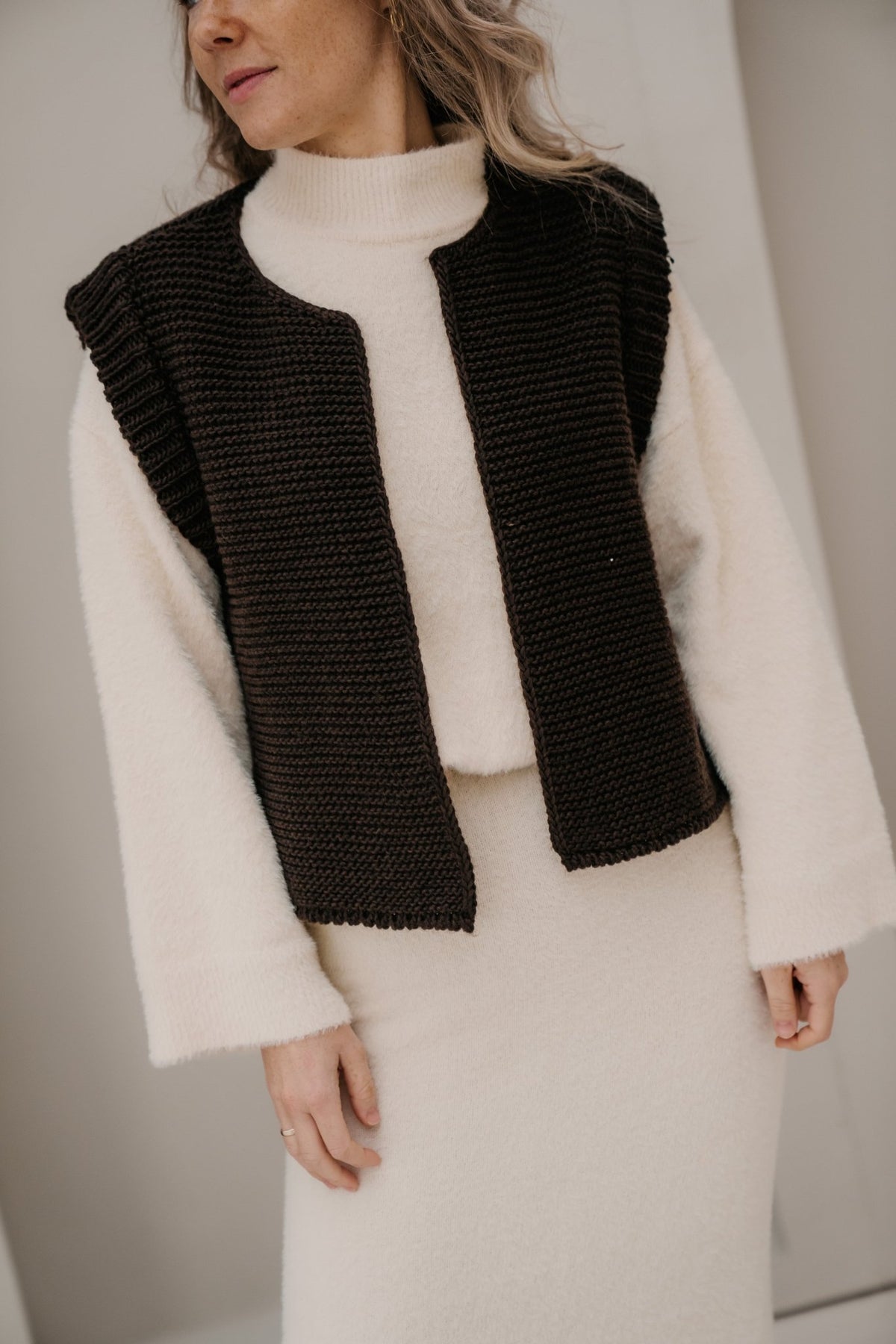 Legringou gilet Choco - Bij Keesje - Ange - Gilet