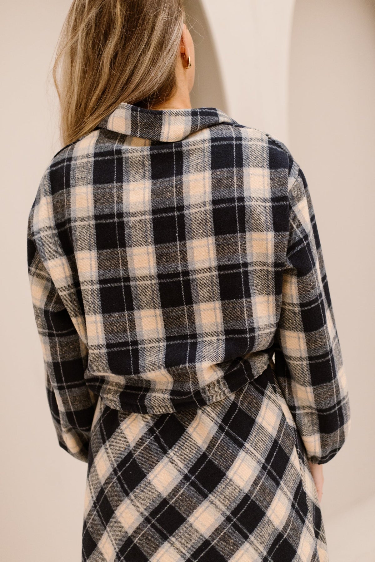 Lia Blouse Check Blue - Bij Keesje - Bij Keesje - Blouse