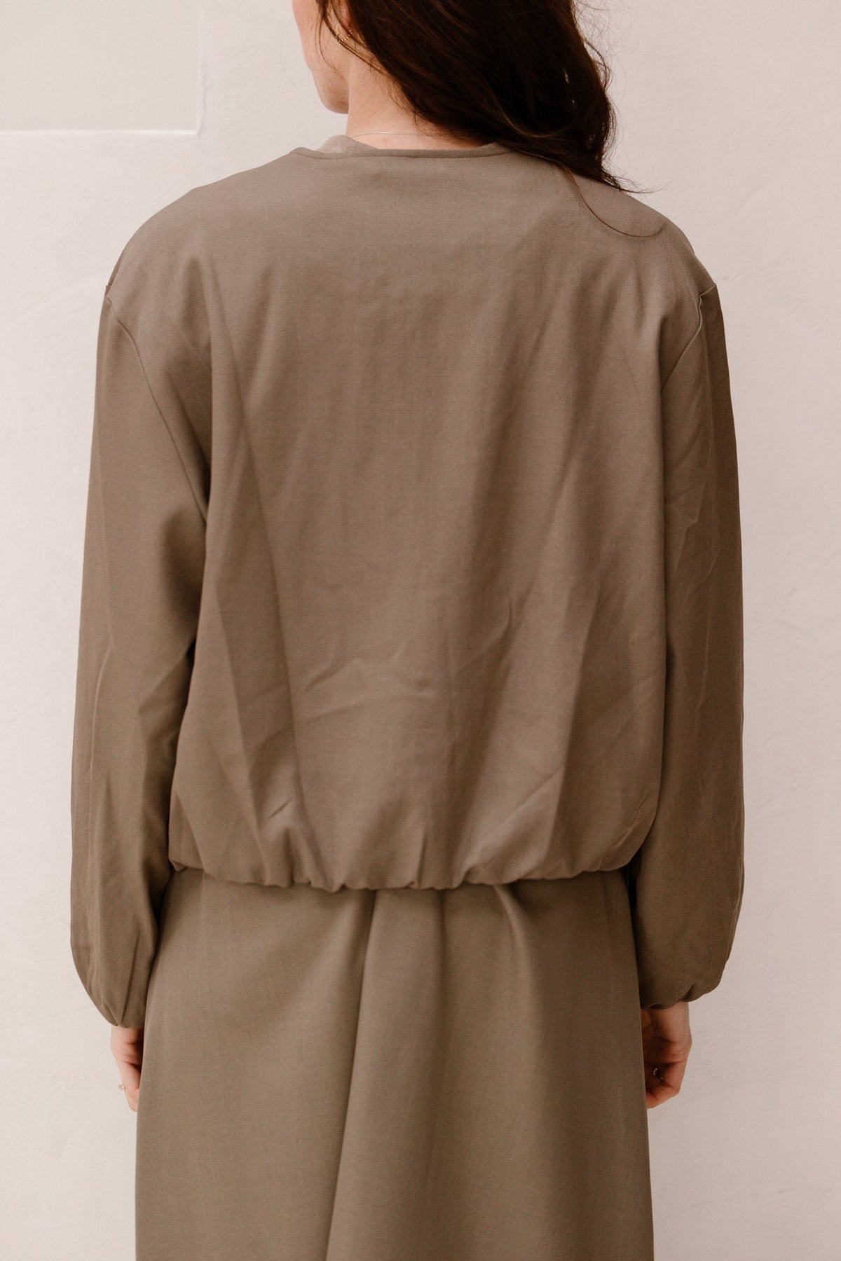 Luna balloon jacket walnut - Bij Keesje - Bij Keesje - jas
