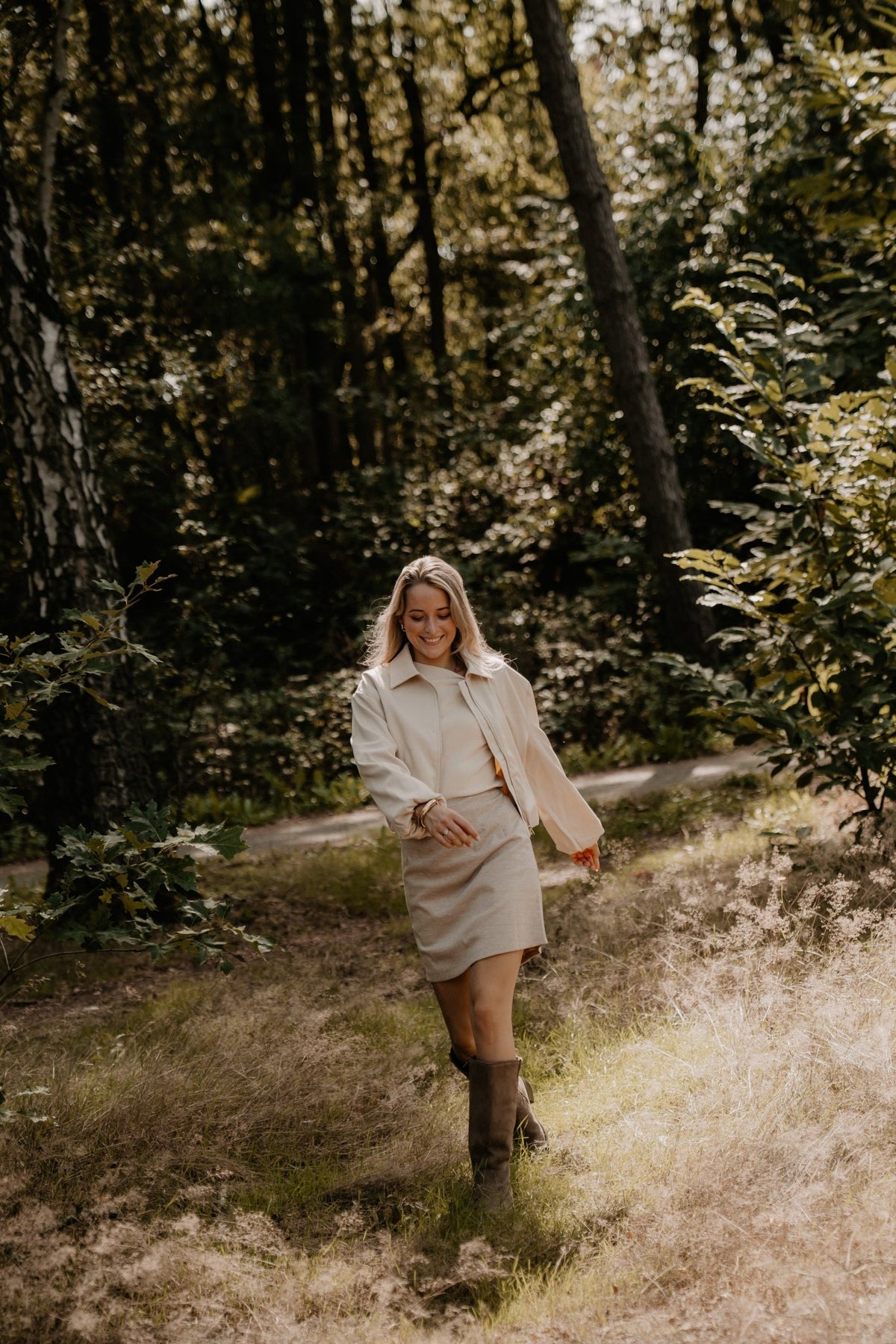 Marit Bomber Jacket Beige - Bij Keesje - Bij Keesje The Label - Jas