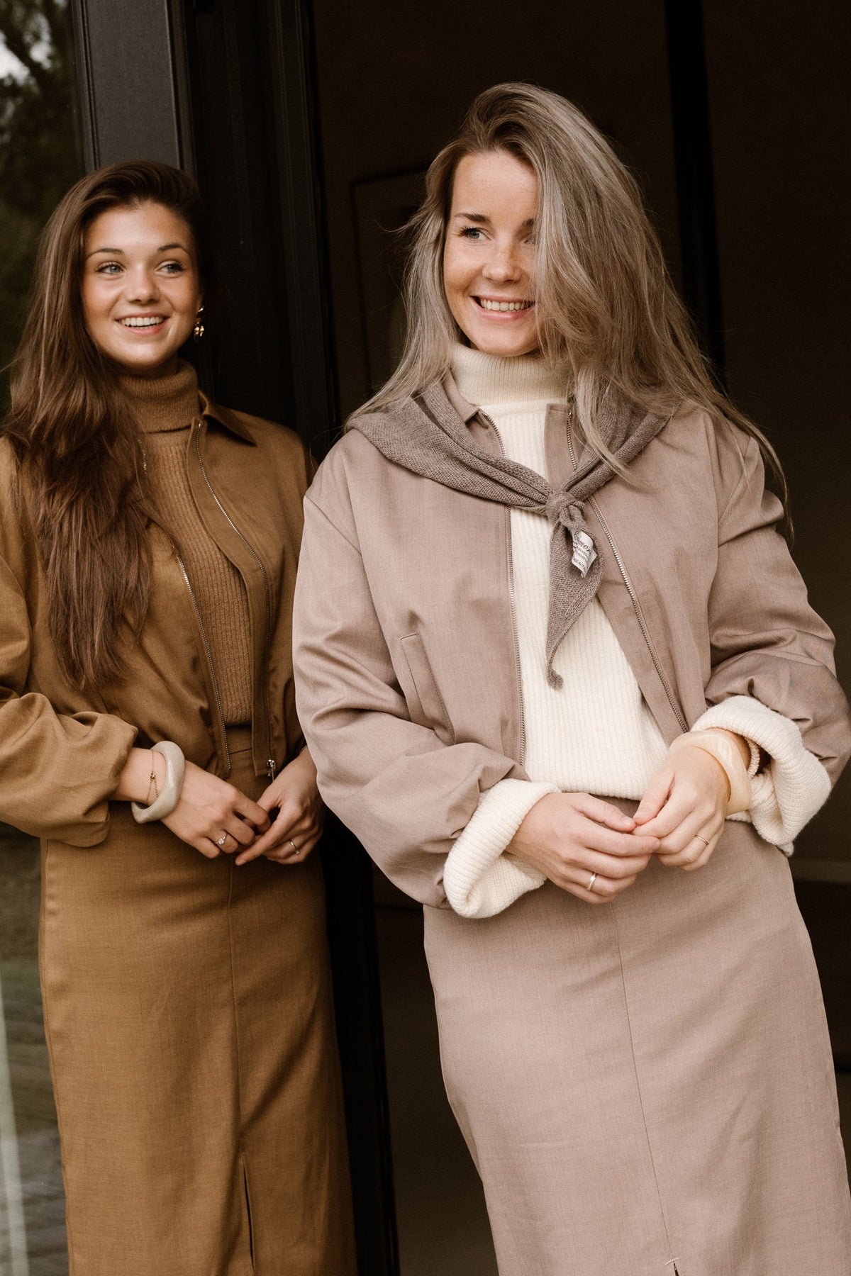 Marit Bomber Jacket Taupe - Bij Keesje - Bij Keesje The Label - Jas