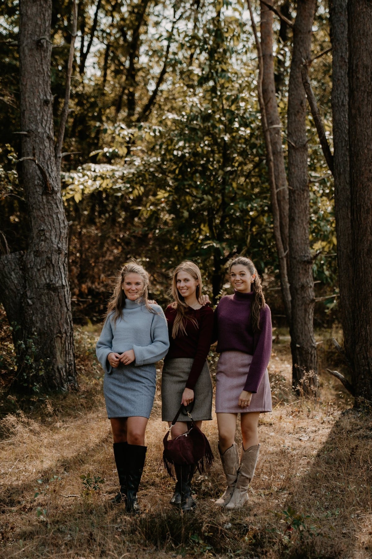 Mieke Skirt Iceblue Melange - Bij Keesje - Bij Keesje The Label - Rok