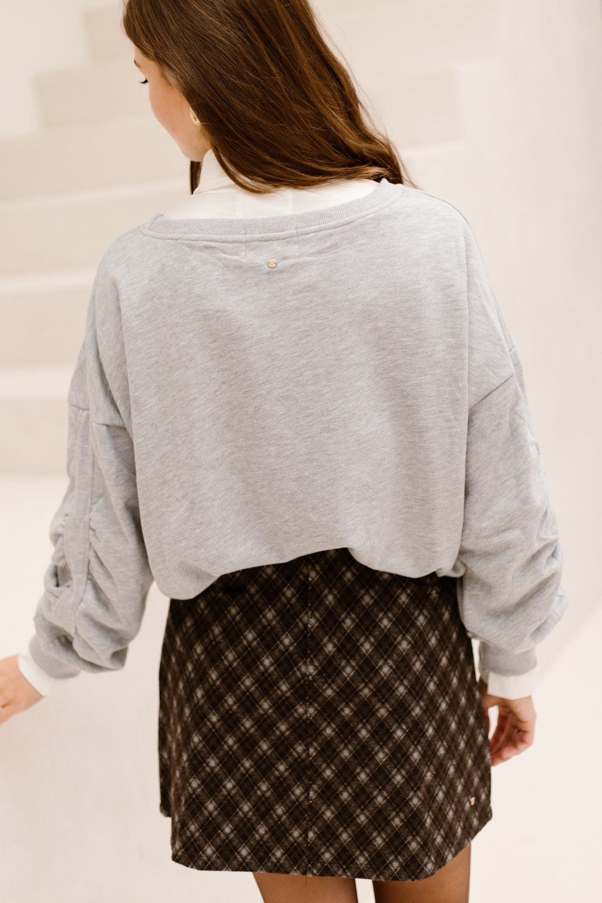 Milly sweater grey - Bij Keesje - Bij Keesje - Trui